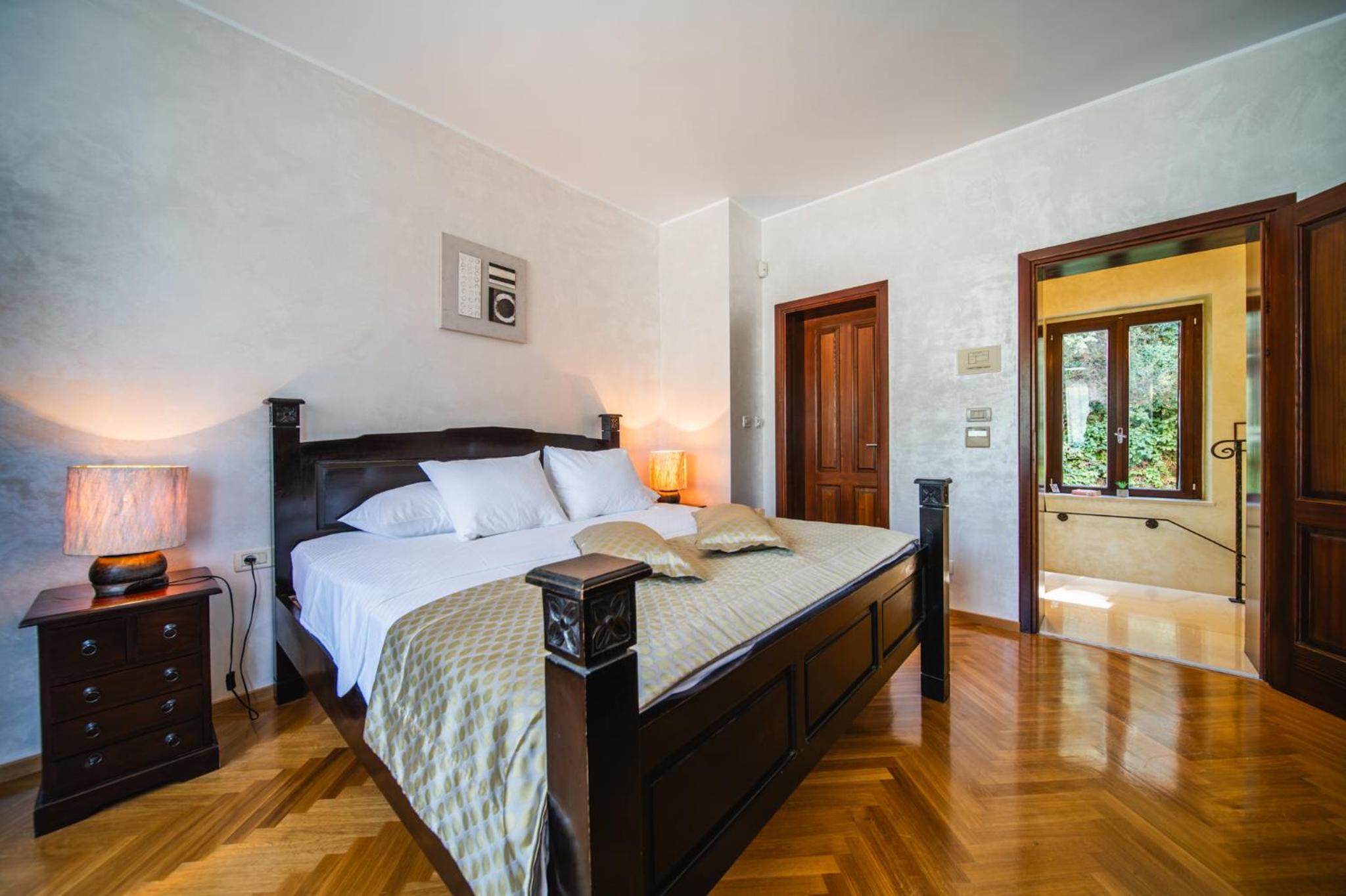 City Beach Villa with Pool and Sea View