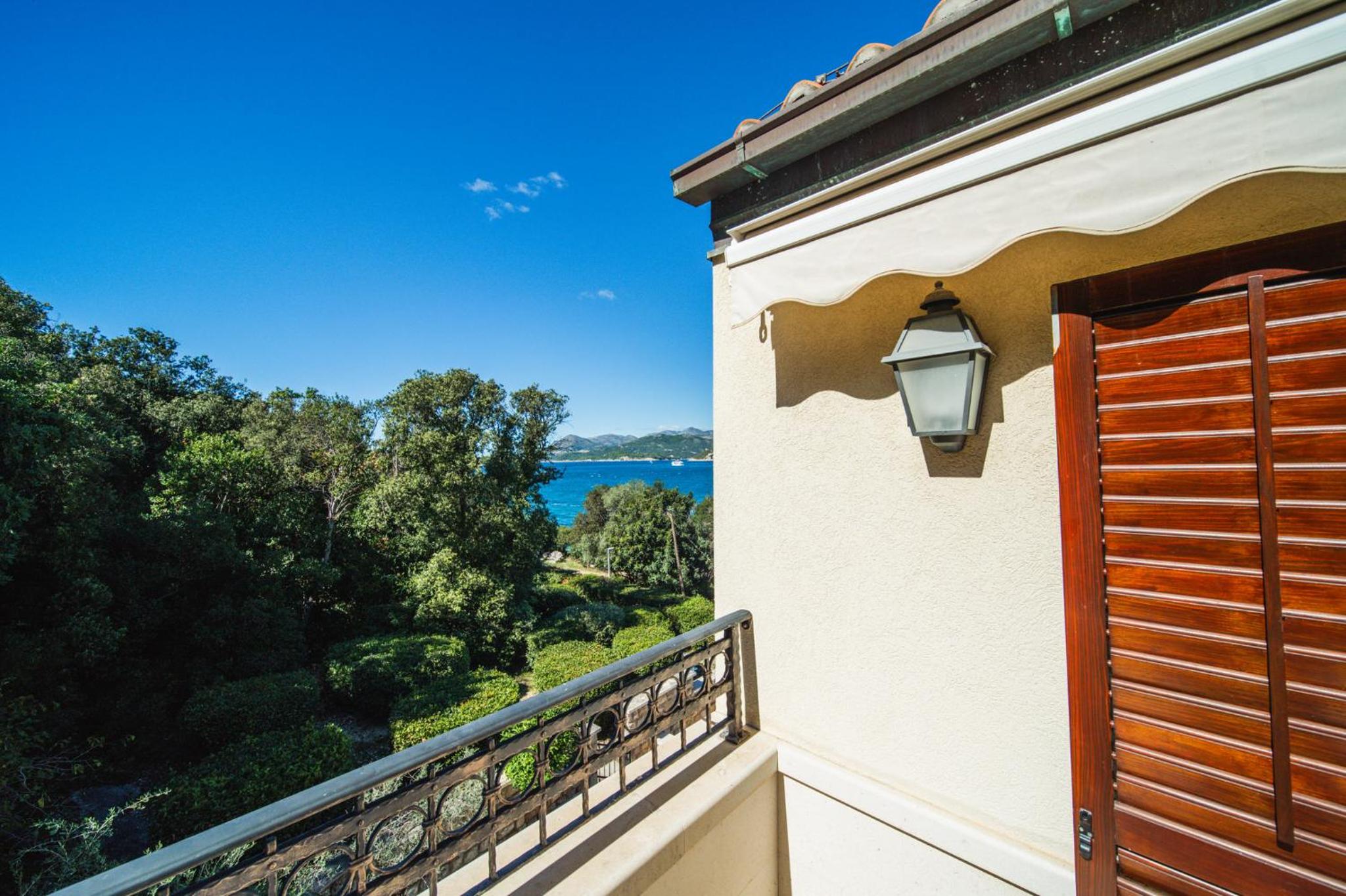 City Beach Villa with Pool and Sea View