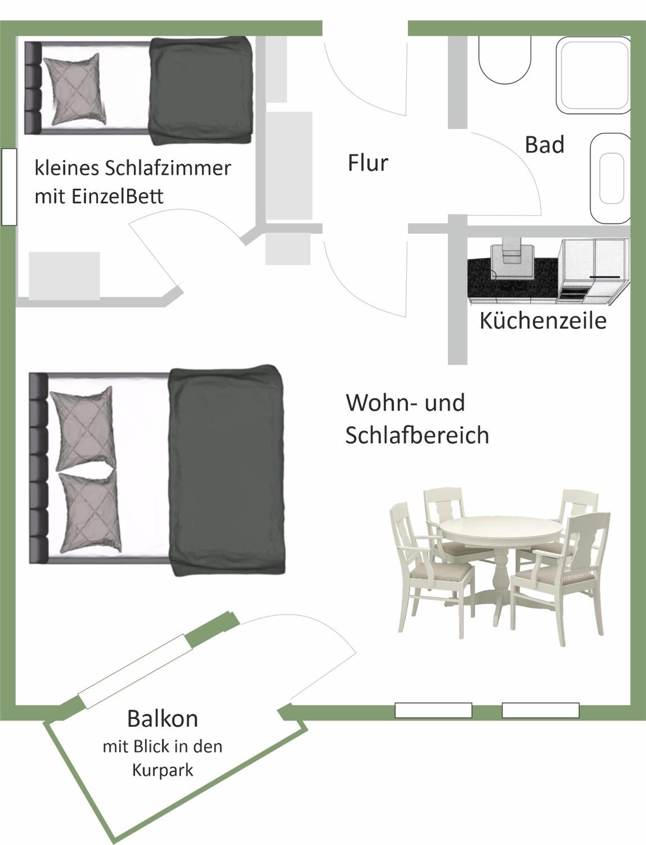 Ferienwohnung Am Kurpark