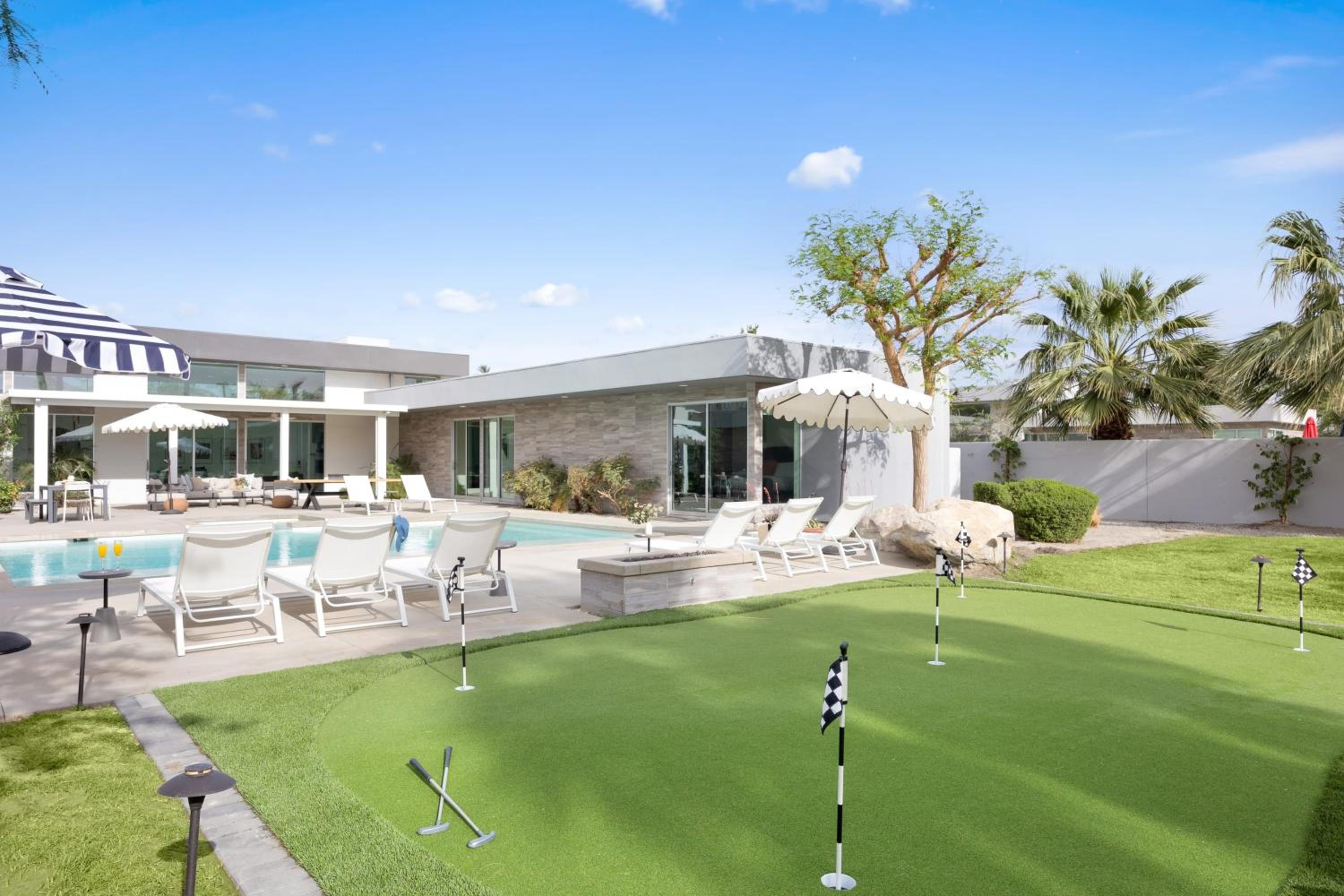 Sleeps 28 Putting Green Pool Near Coachella Polo Villas Oasis by AvantStay