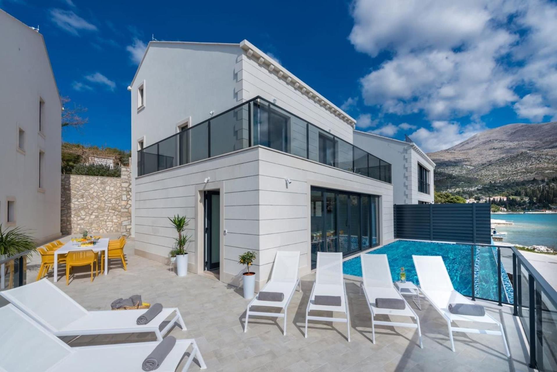 Seafront Villa with Modern Interior