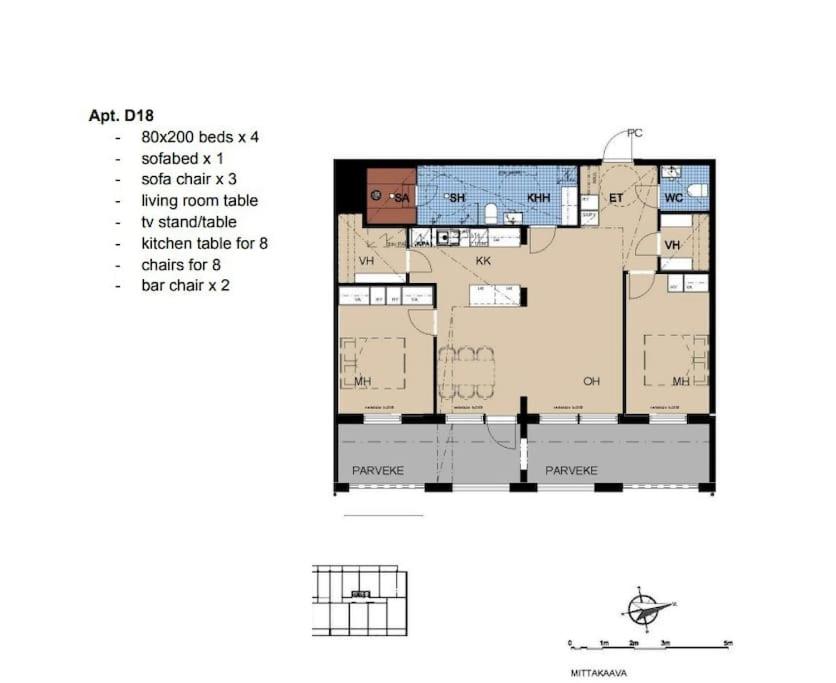 Central Luxury 2BDR with Private Sauna view 2