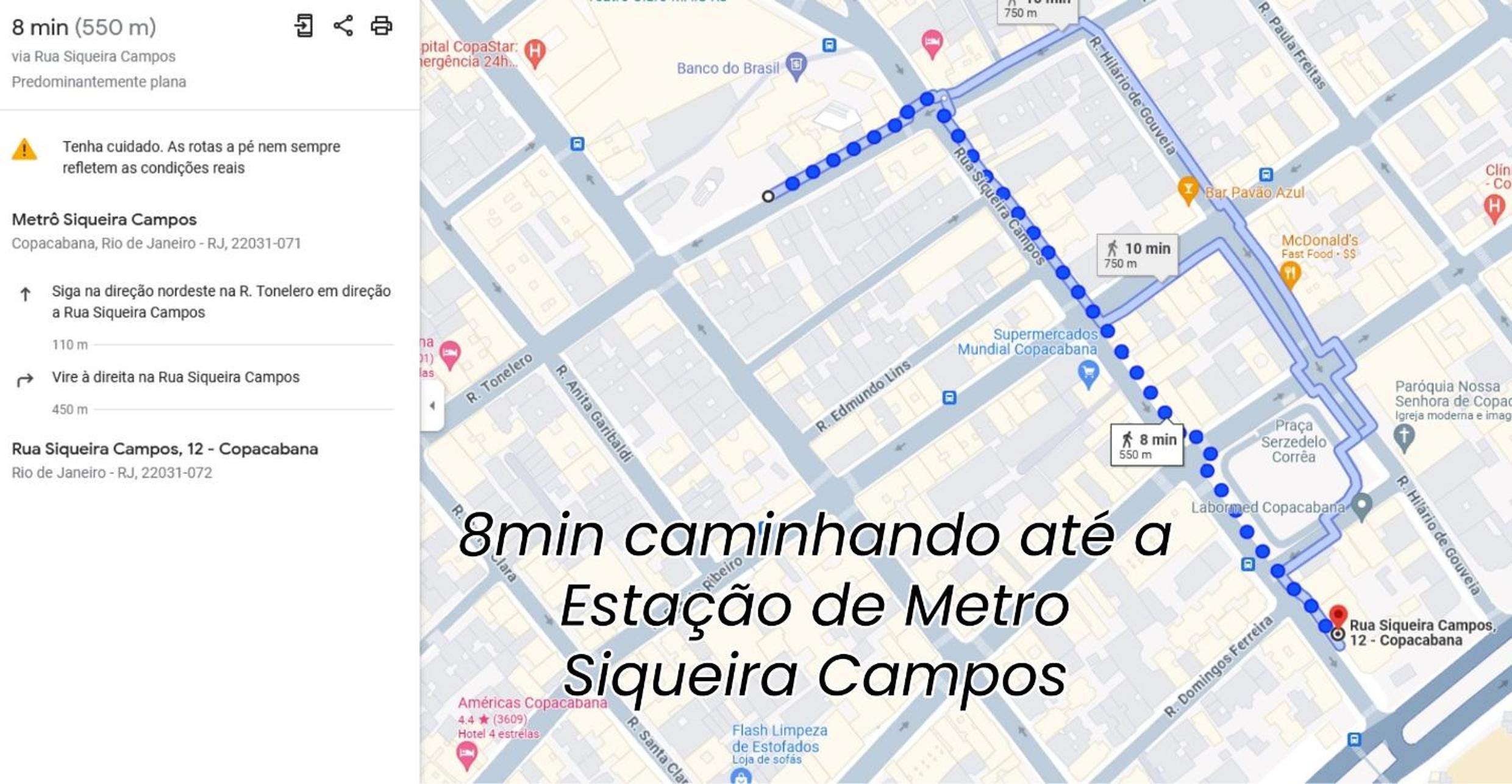 Excelente Apartamento a 1min da Praia de Copacabana