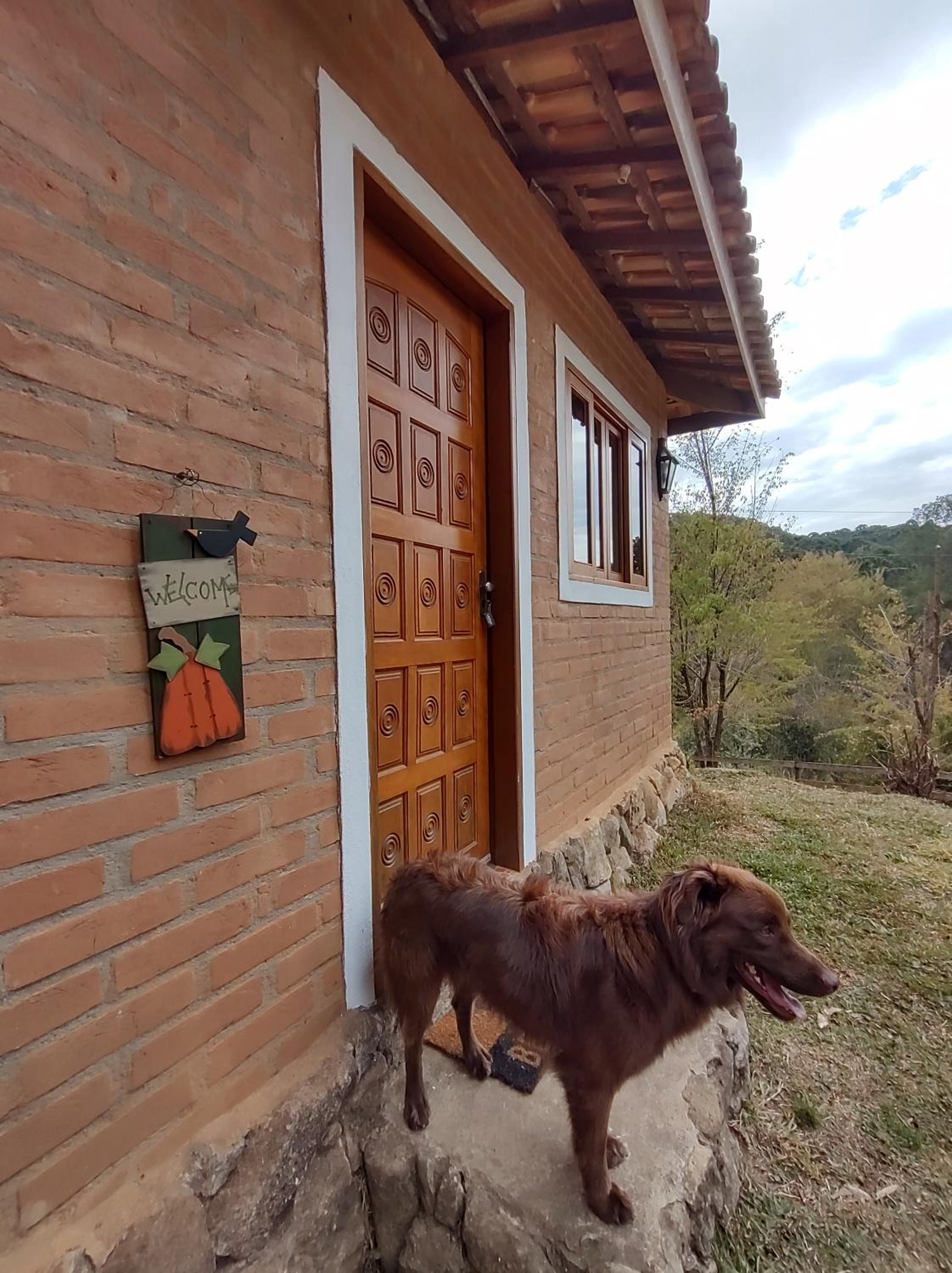 Casa Araucária com vista para montanha