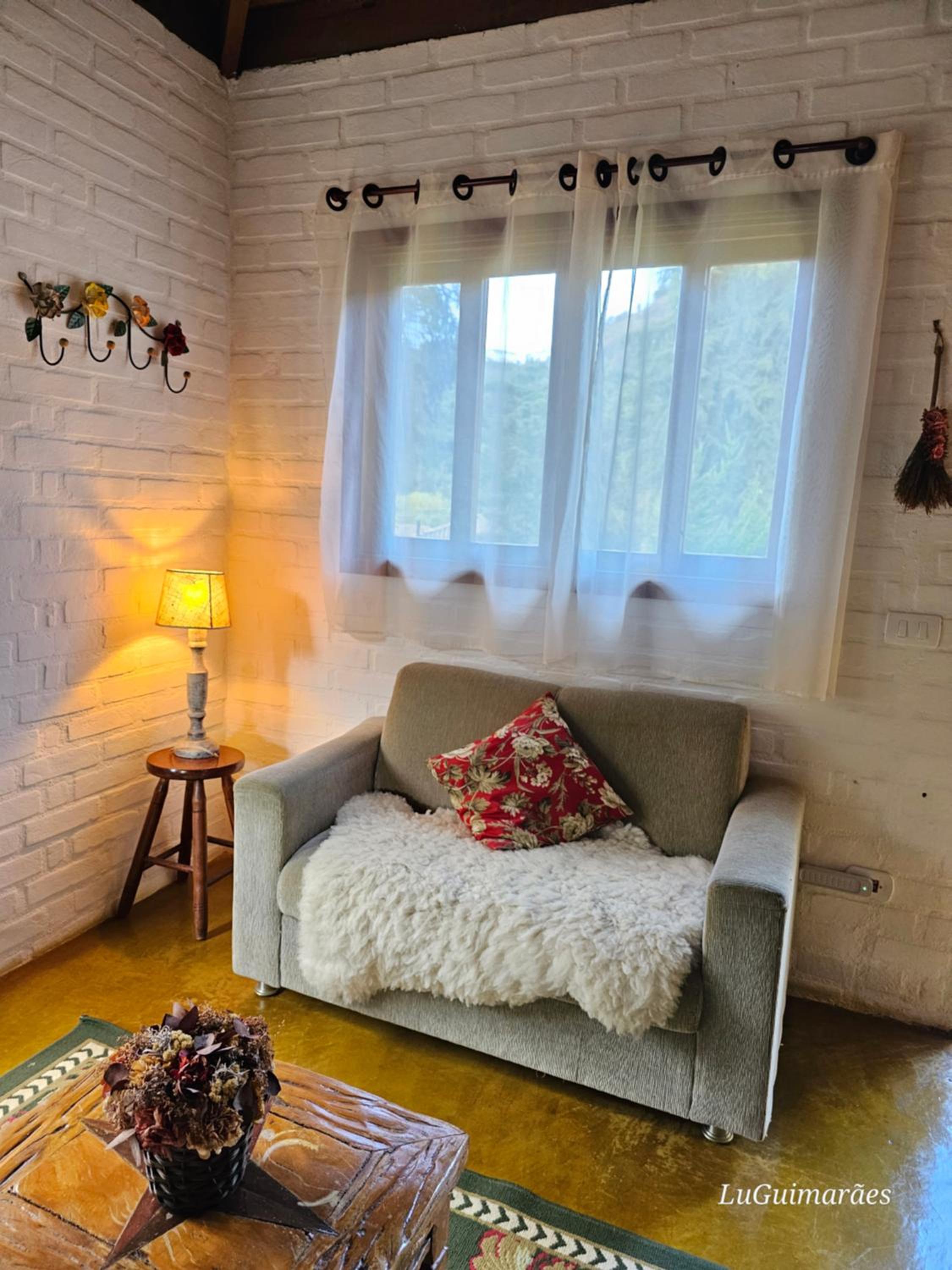 Casa Araucária com vista para montanha