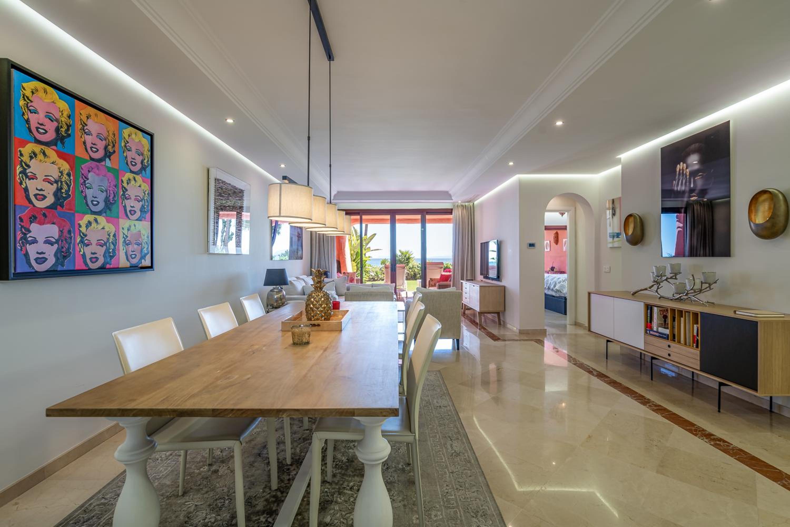 Frontline luxury ground floor apartment