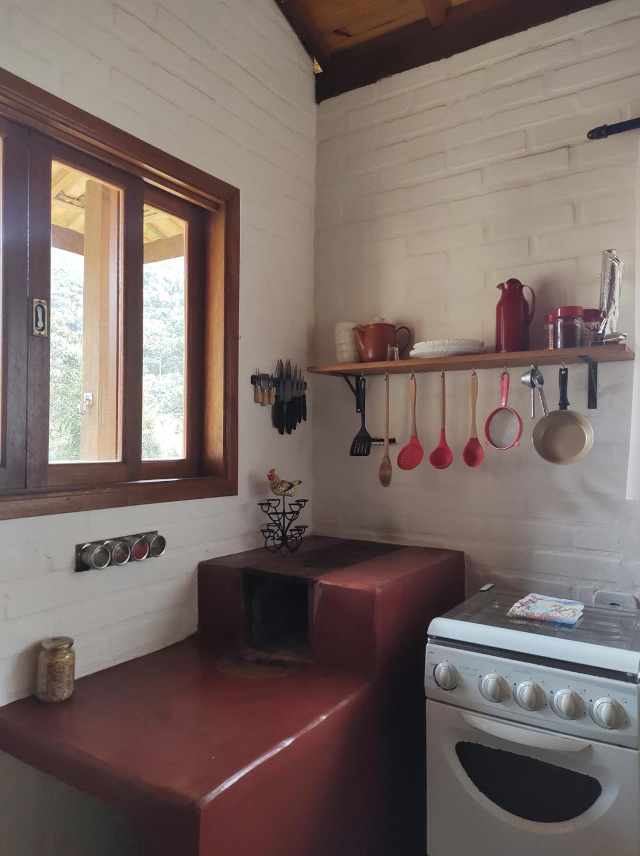 Casa Araucária com vista para montanha