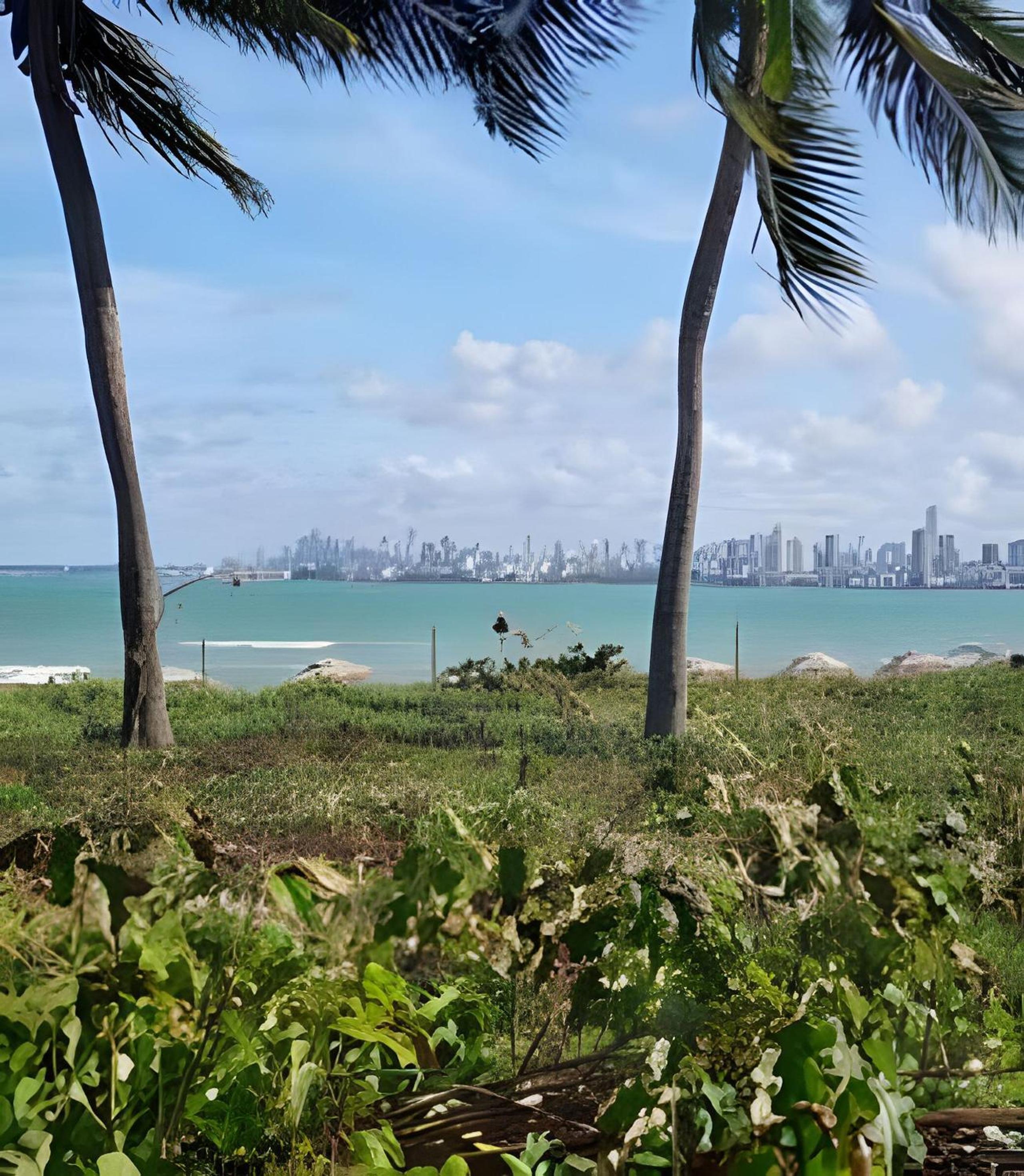 Apartamento na praia, 2 quartos e área de lazer
