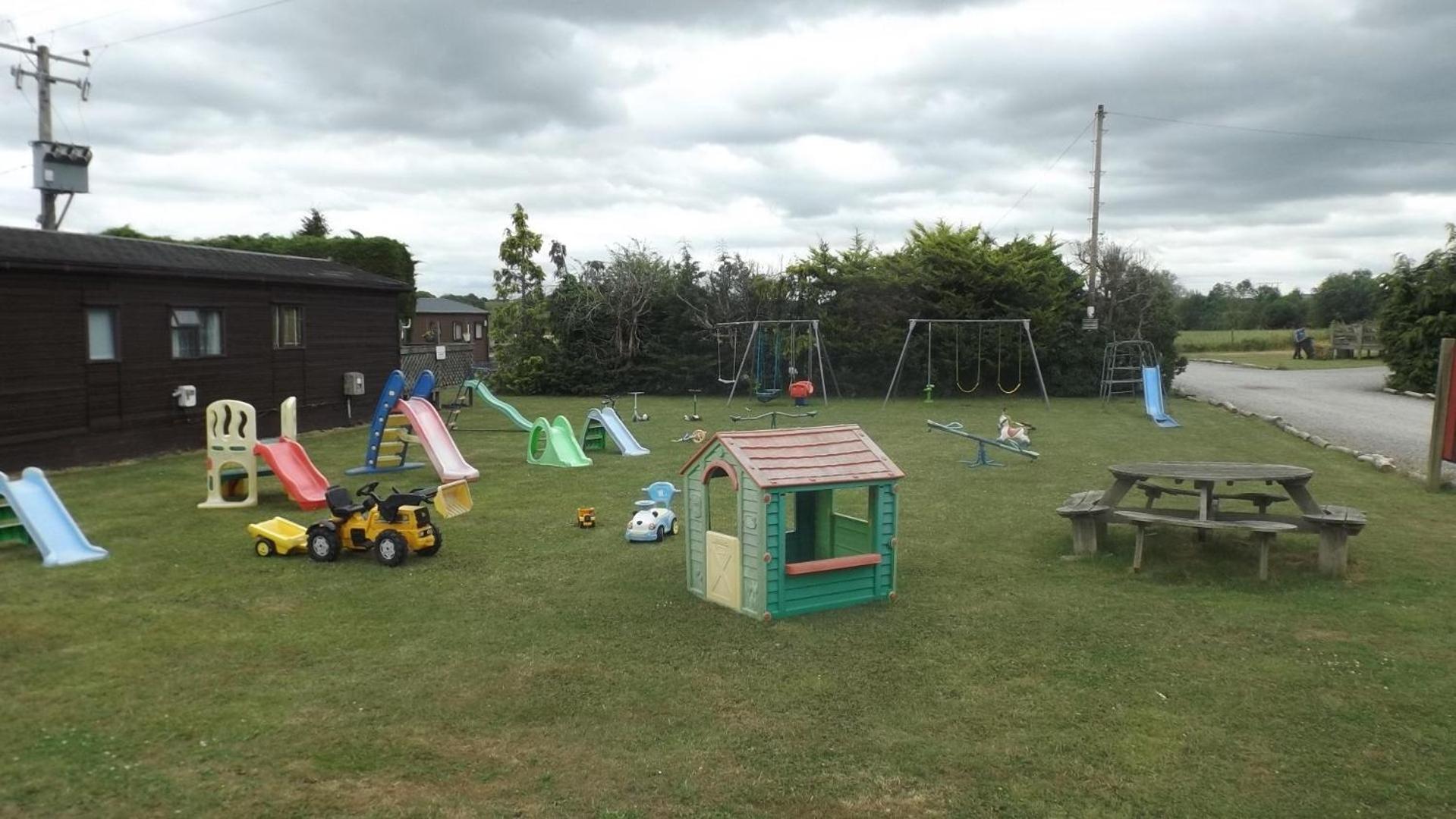 Hand built log cabin at Avonvale Holiday Lodges