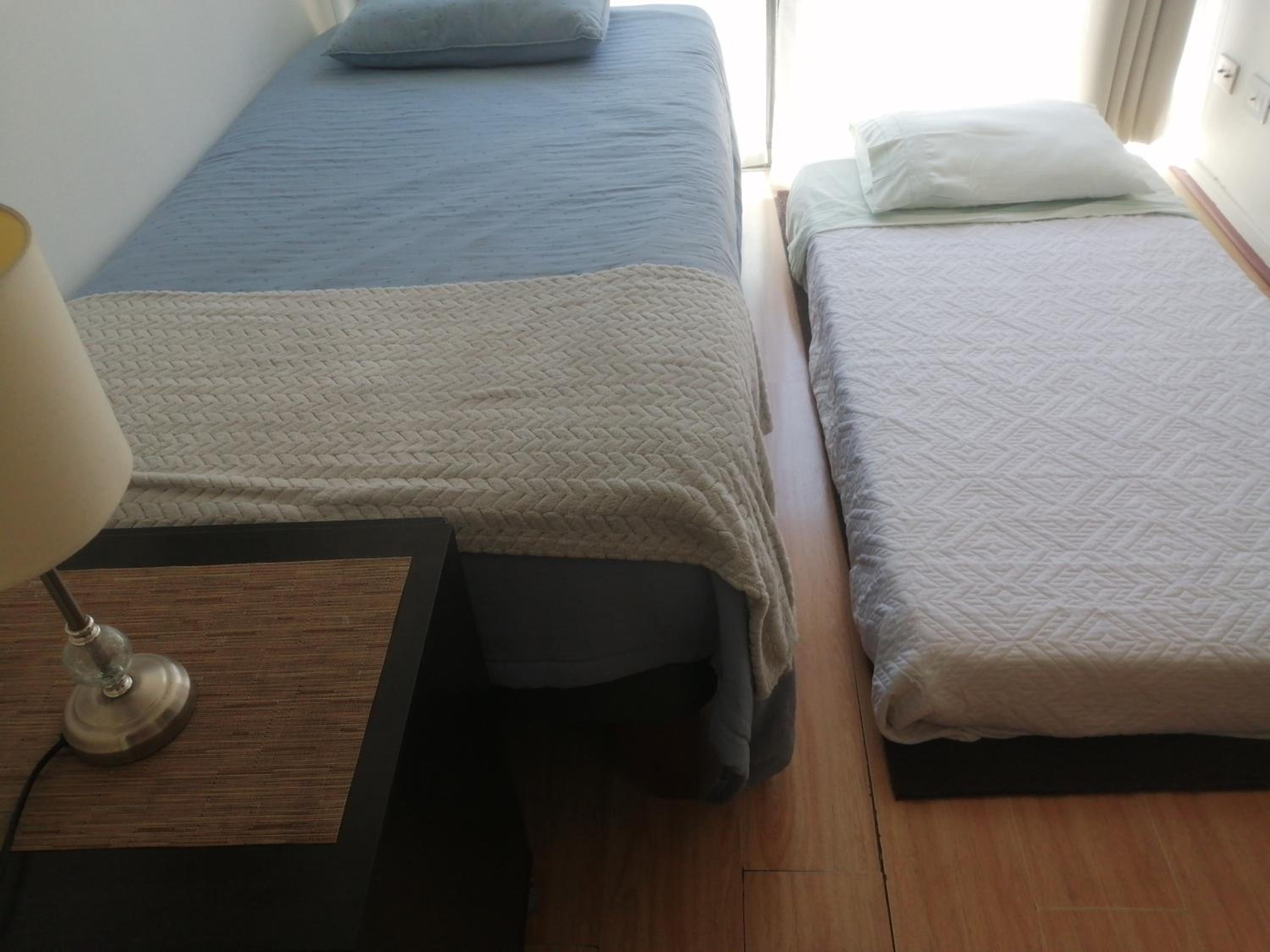 Room and bathroom in private residence