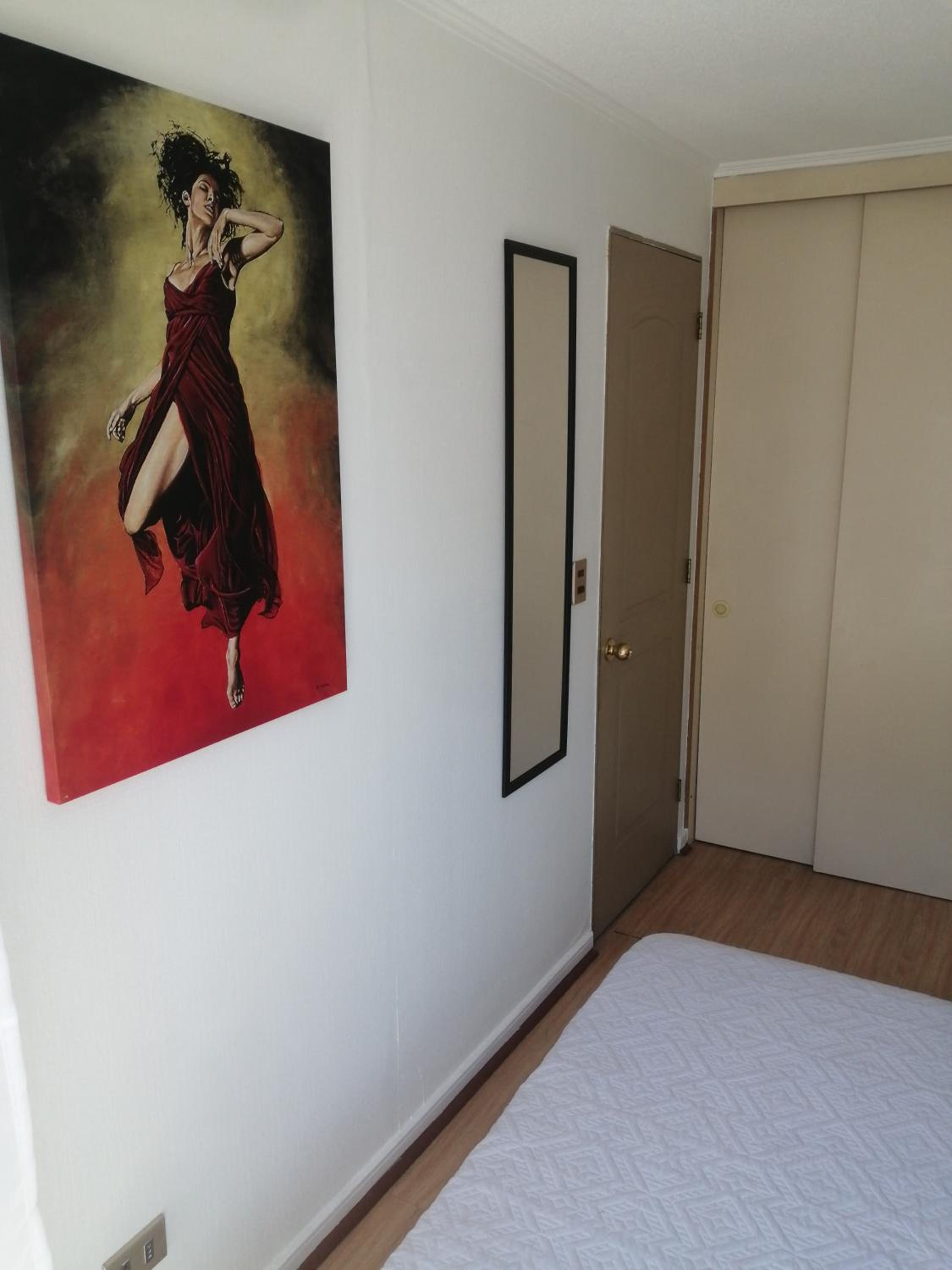 Room and bathroom in private residence