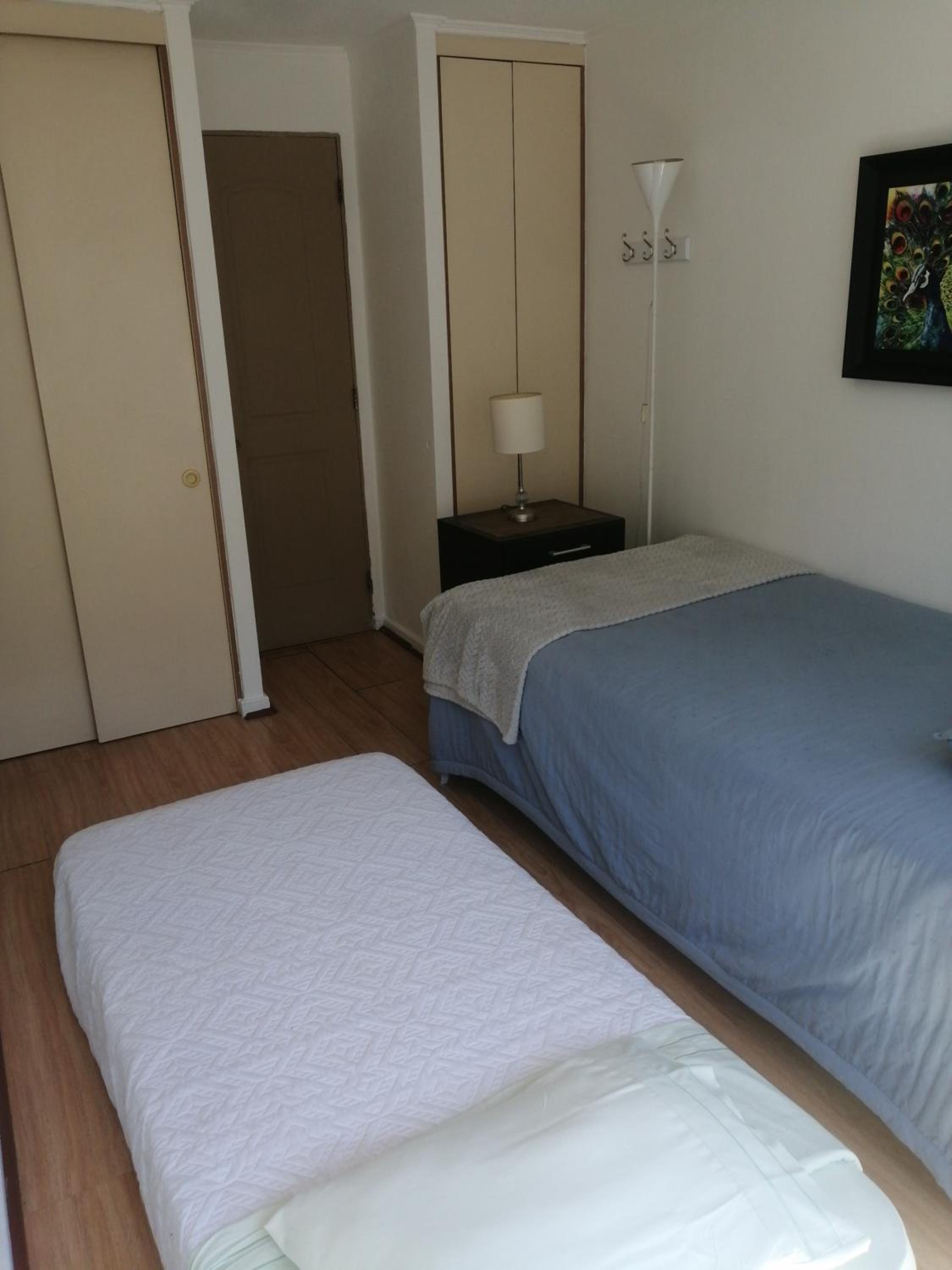 Room and bathroom in private residence