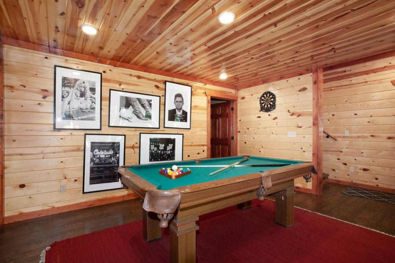 2Cabins Sleeps 26 12BR Pool HotTub Theater Games view 3