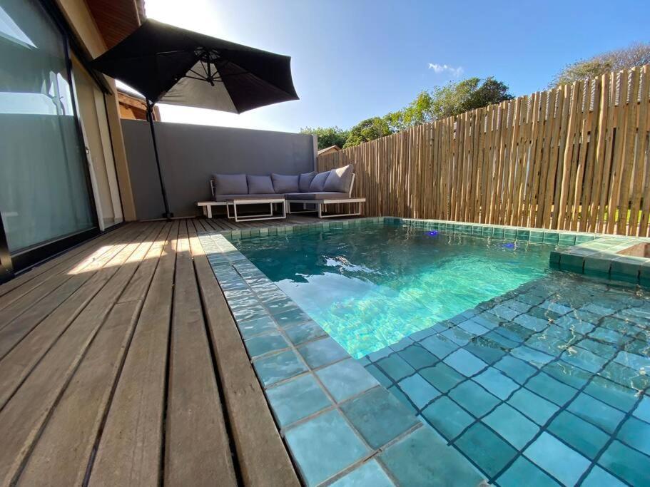 A 10min do centro da Pipa, com piscina privativa, cozinha, 2 suítes