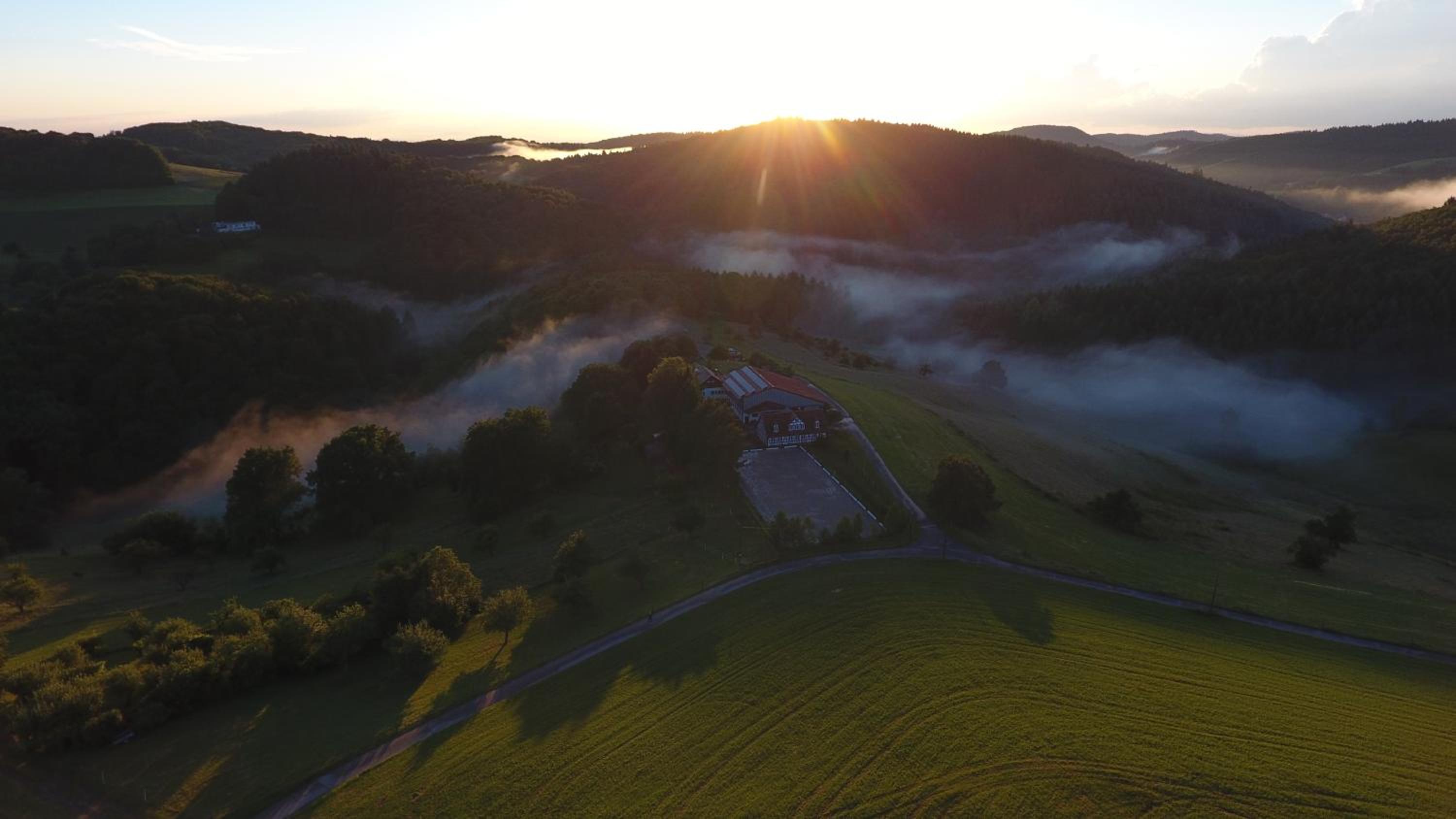 Fachwerkhaus mitten in der Natur