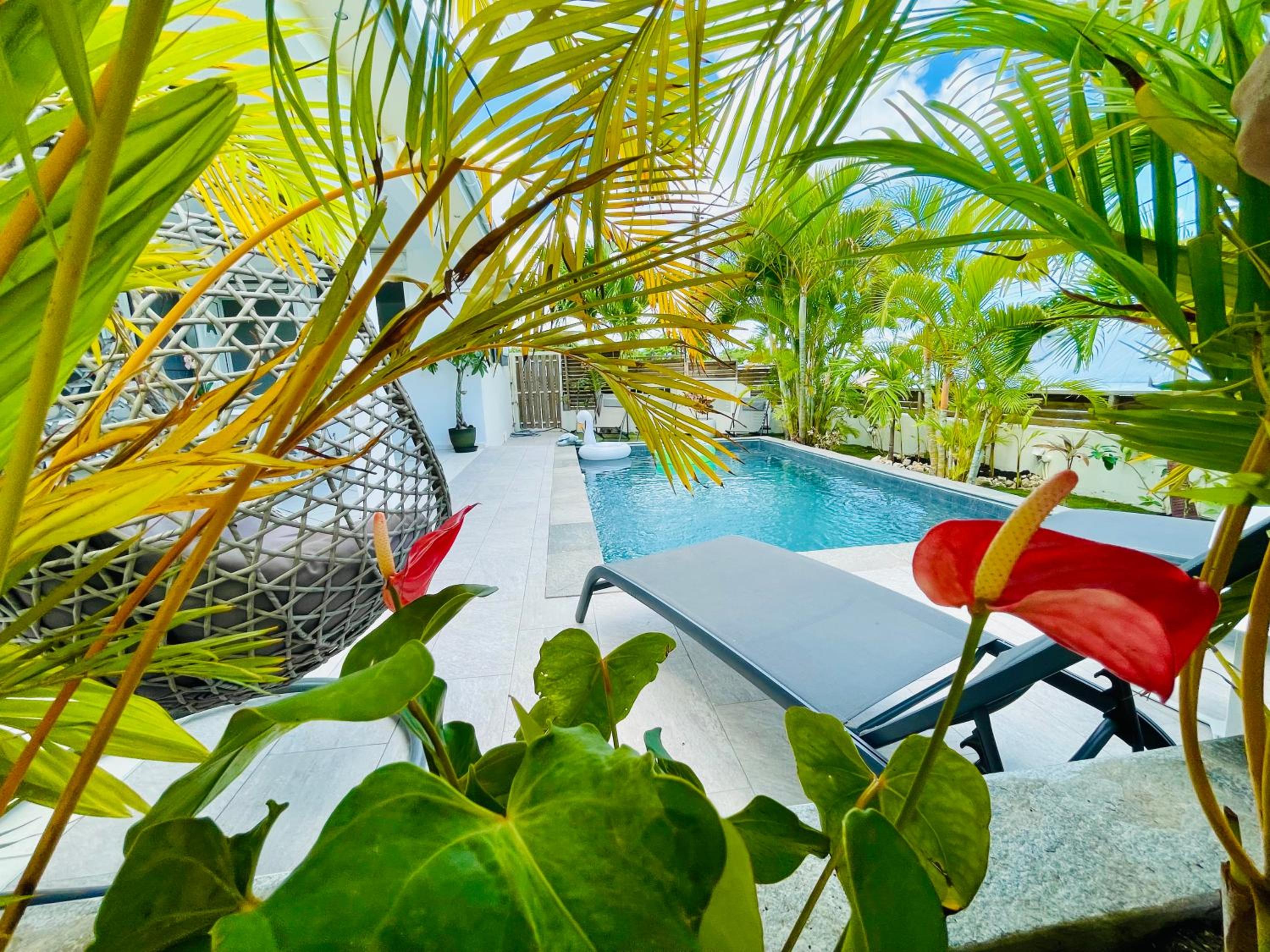 Villa Tropical Paradise avec piscine, 4 chambres view 4