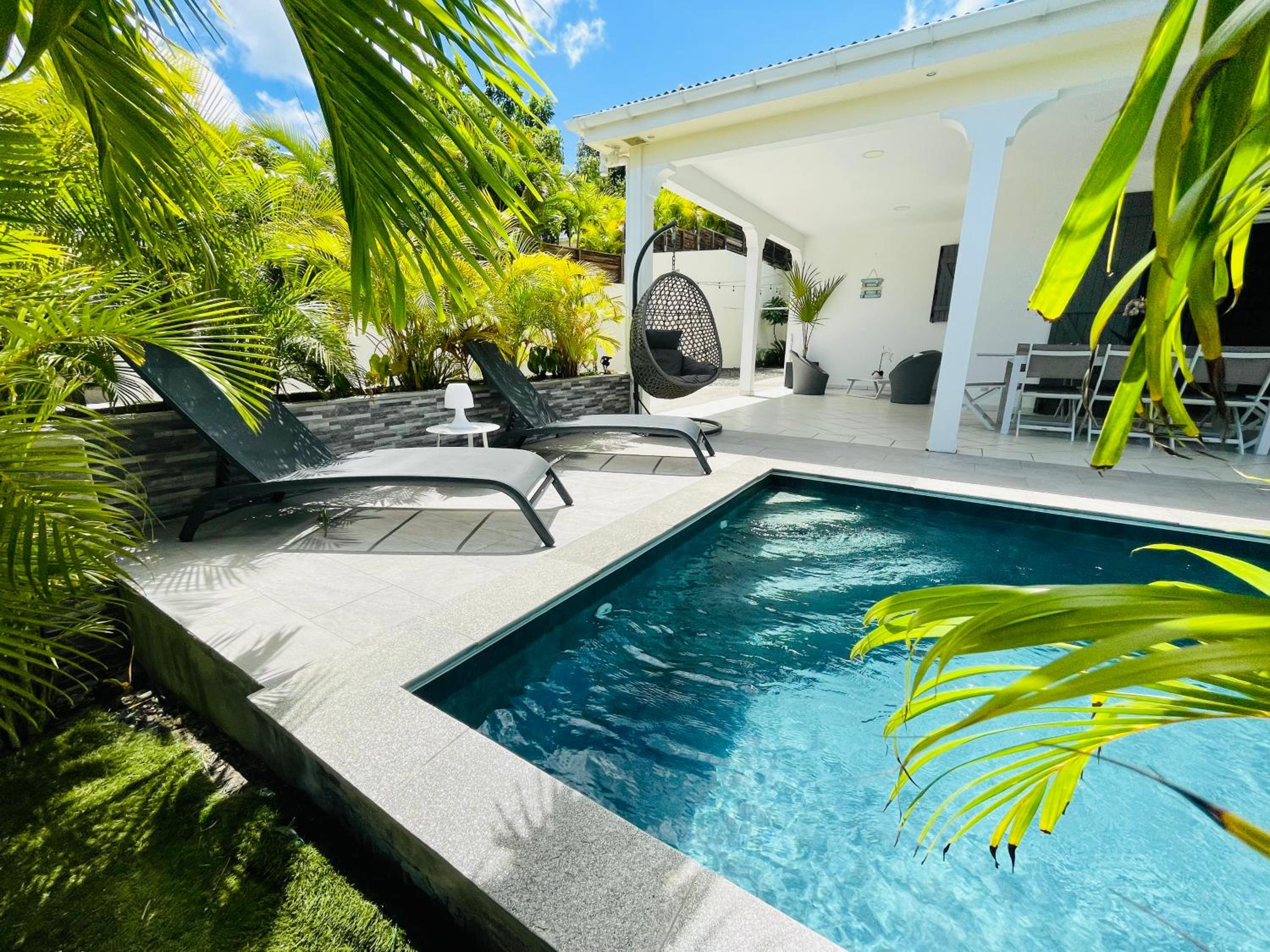 Villa Tropical Paradise avec piscine, 4 chambres view 5