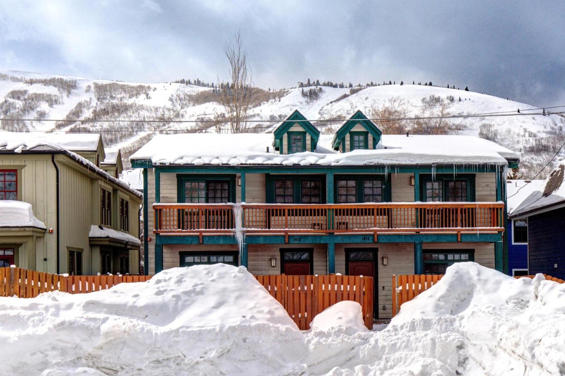 KBM Resorts Walk to Lifts and Main St Rent 1416 and 1418 Townhomes together Pri Hot tub PPS-1418 view 4