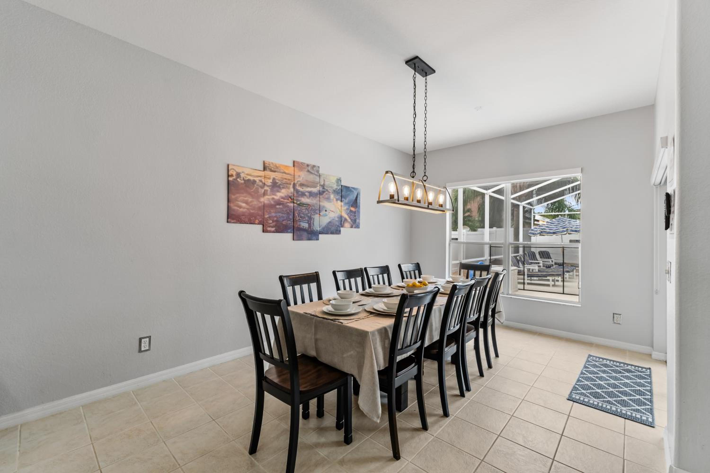 12 Min to Disney Heated Pool Family-Friendly BBQ Game Room & Sleeps 16 Guests