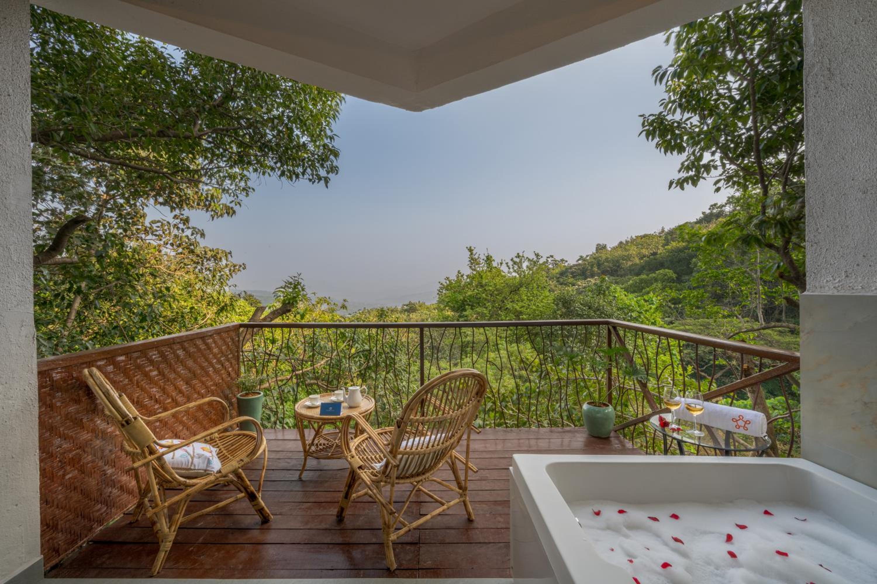 SaffronStays Aranya Vilas & Raanwaara Cottage view 4