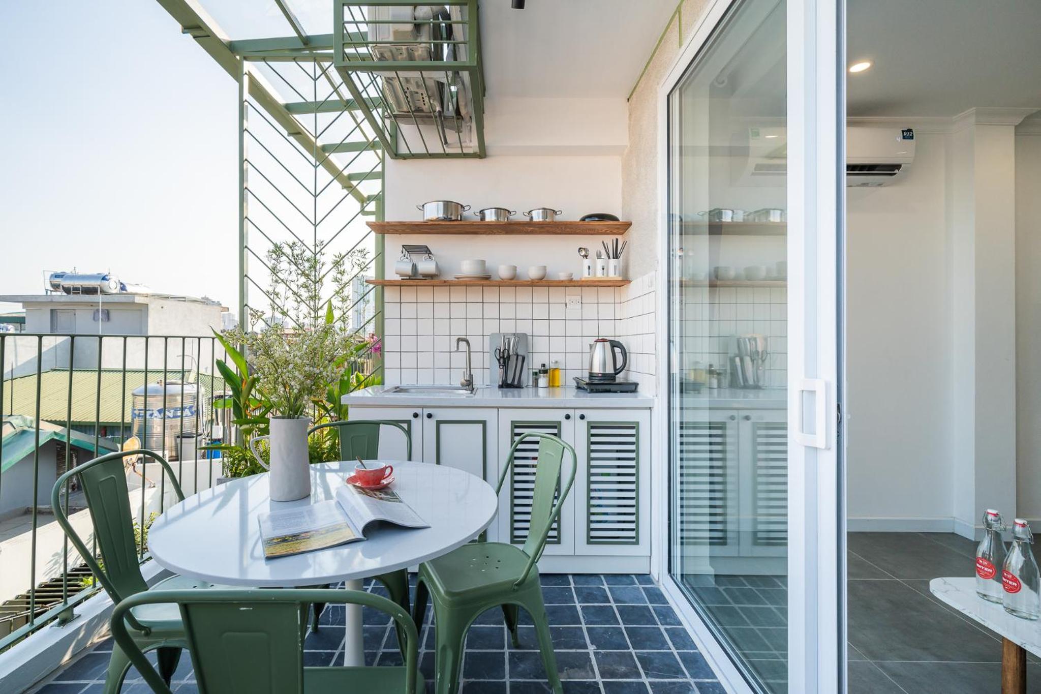 Green Decor Builing-Rooftop-Pool-Lift-Center