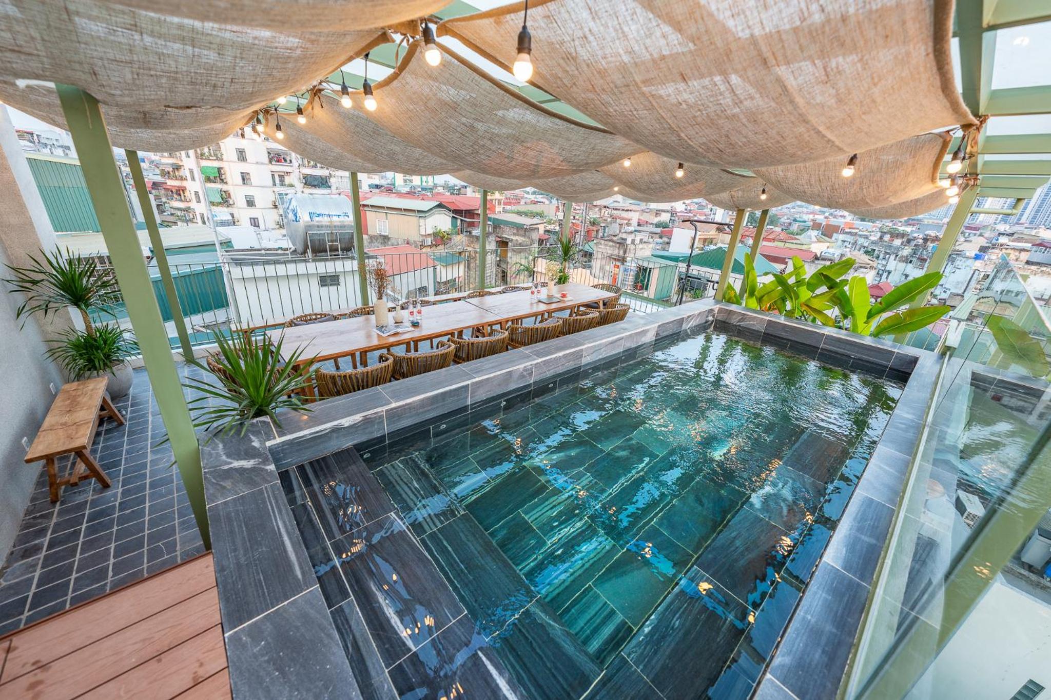 Green Decor Builing-Rooftop-Pool-Lift-Center