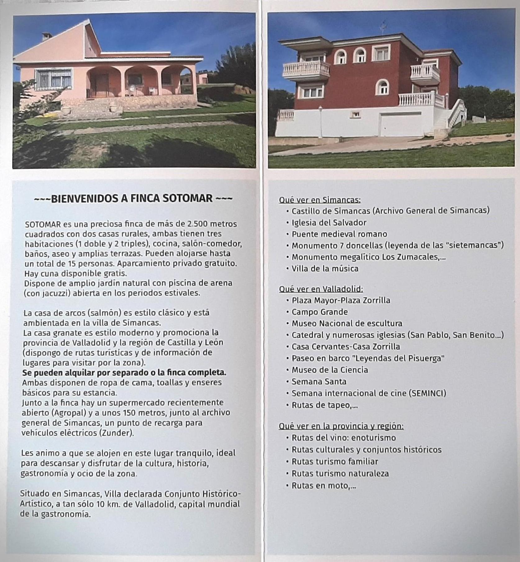 Finca SOTOMAR-casa rural Simancas