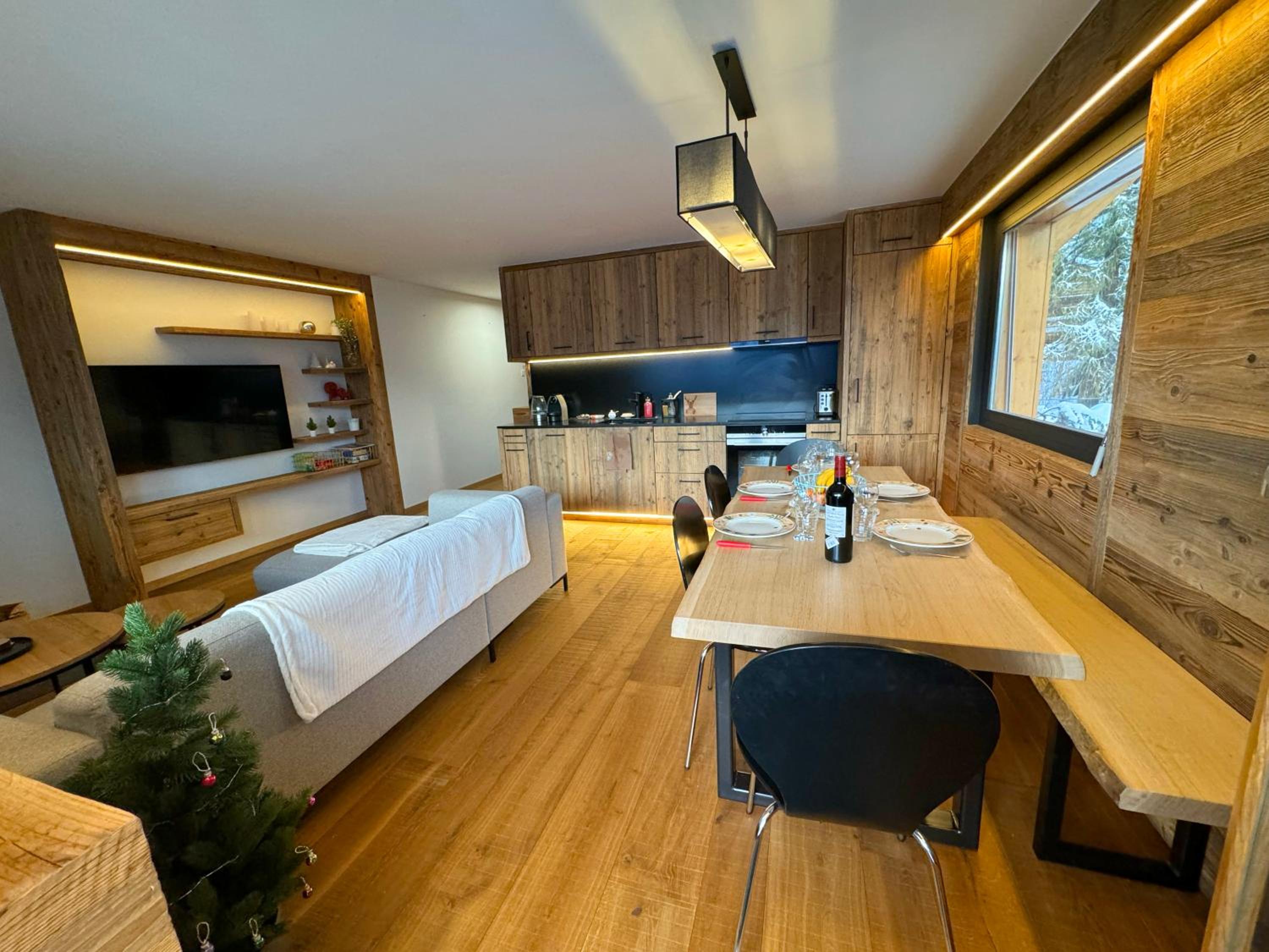 Verbier Le Rouge superb 3-room apartment near slopes & ski-lift
