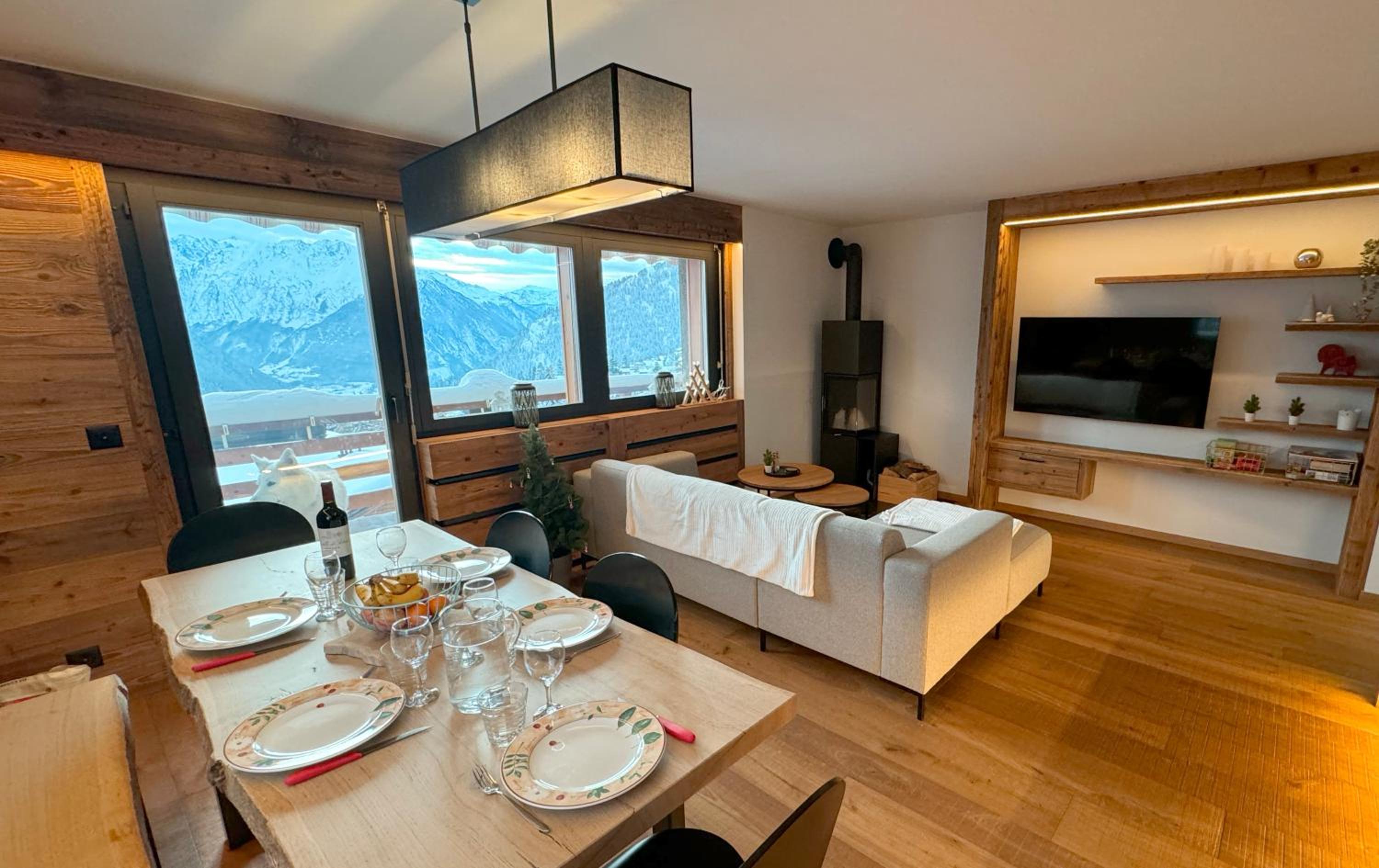 Verbier Le Rouge superb 3-room apartment near slopes & ski-lift