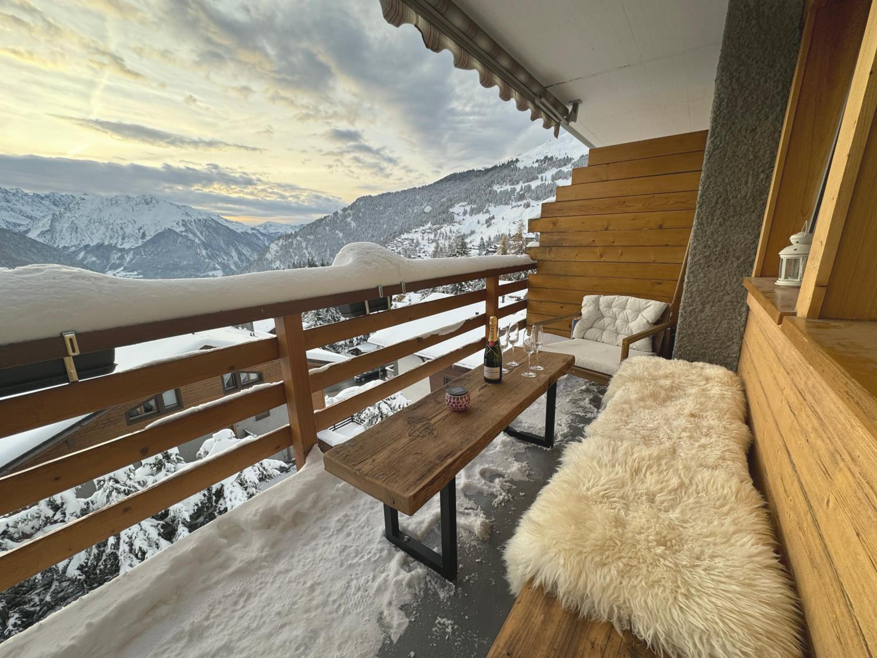 Verbier Le Rouge superb 3-room apartment near slopes & ski-lift