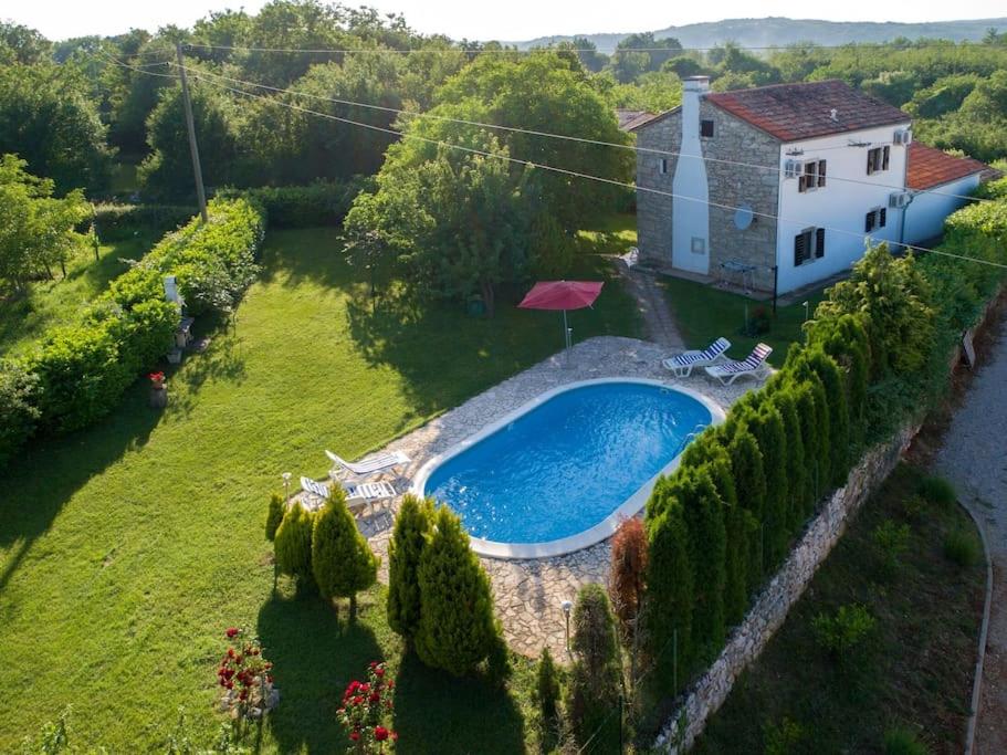 Rustical Stone house with pool view 2