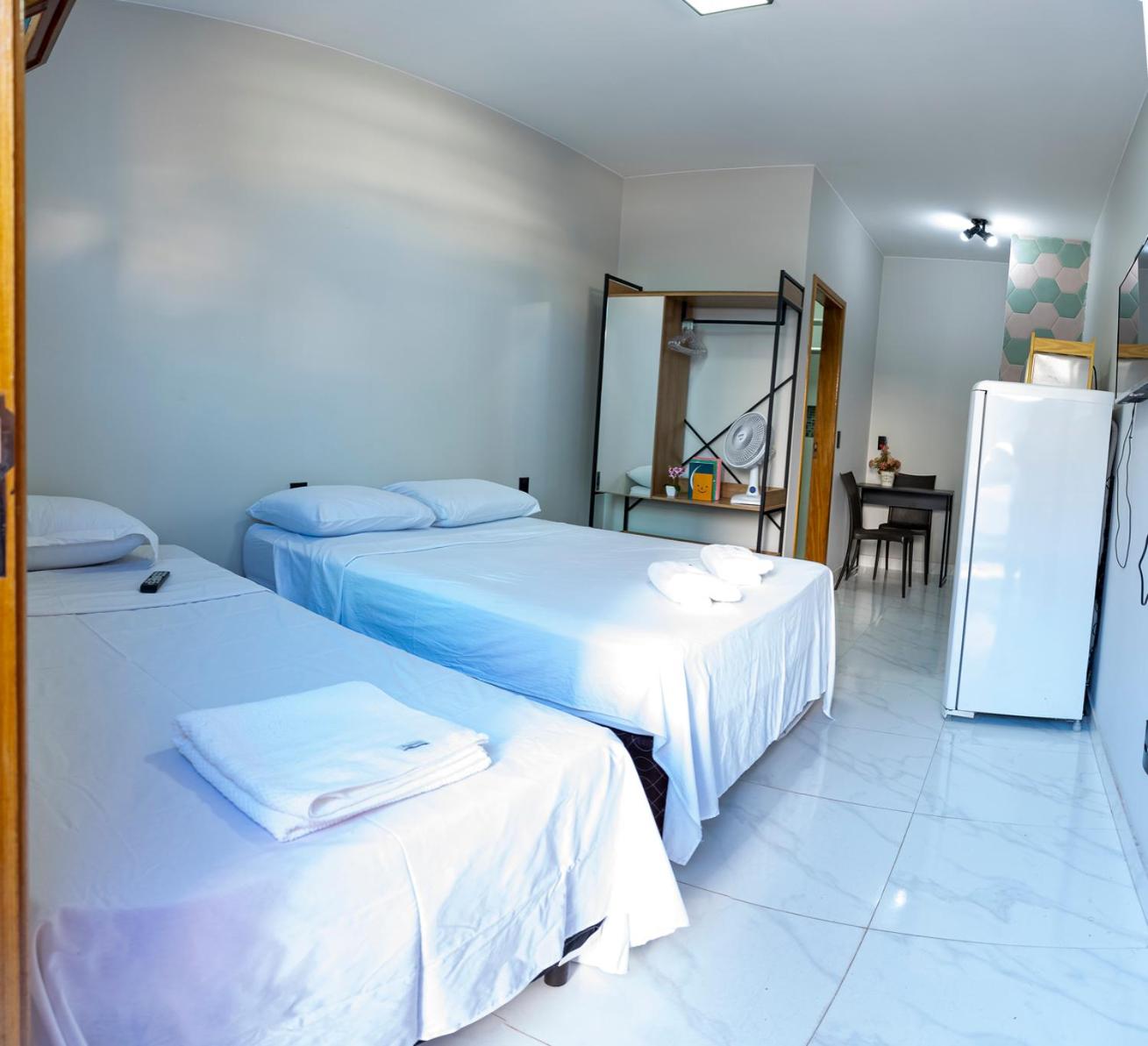 Studio equipado na area central com Wi-Fi