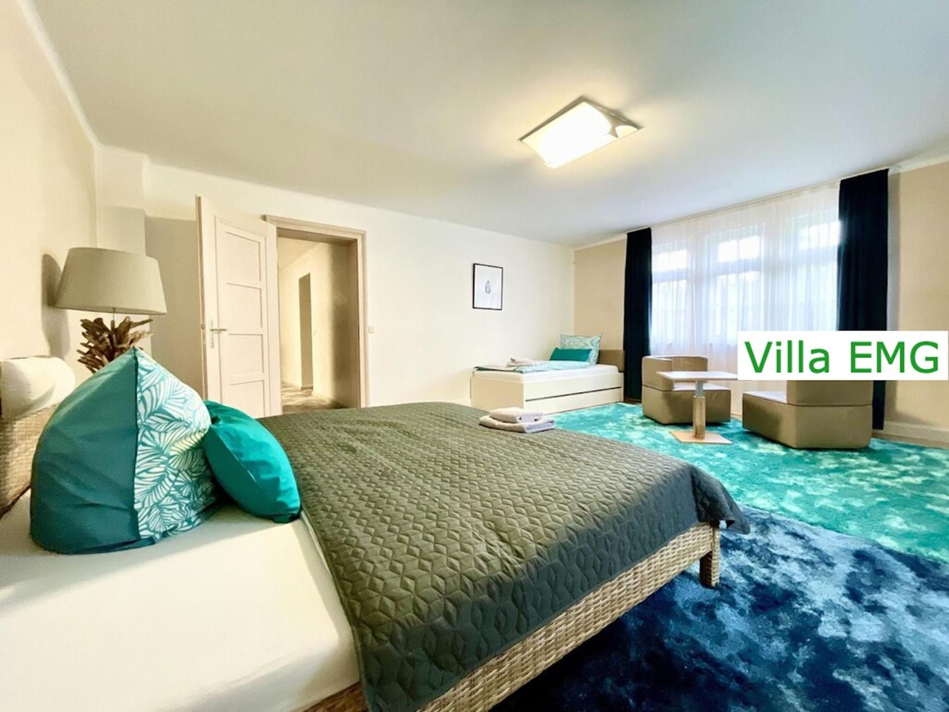 Luxus Ferienhaus Villa EMG Hannover, Messe, Braunschweig mit Sauna, Garten für Familien Gruppen bis 25 Personen