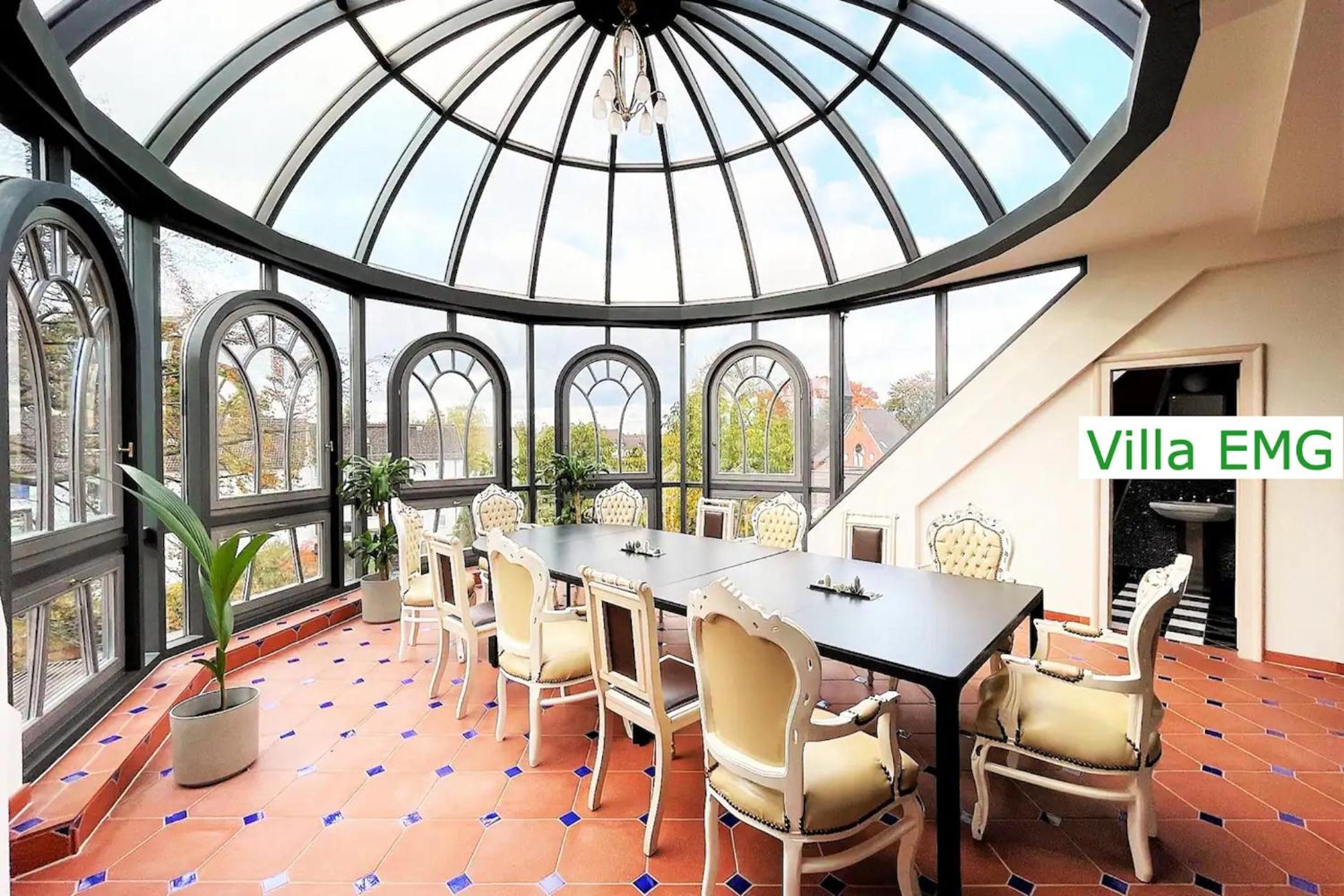 Luxus Ferienhaus Villa EMG Hannover, Messe, Braunschweig mit Sauna, Garten für Familien Gruppen bis 25 Personen