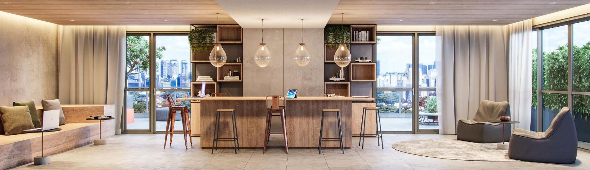 Conforto e praticidade no Brooklin: Studio a 230m do Metrô!