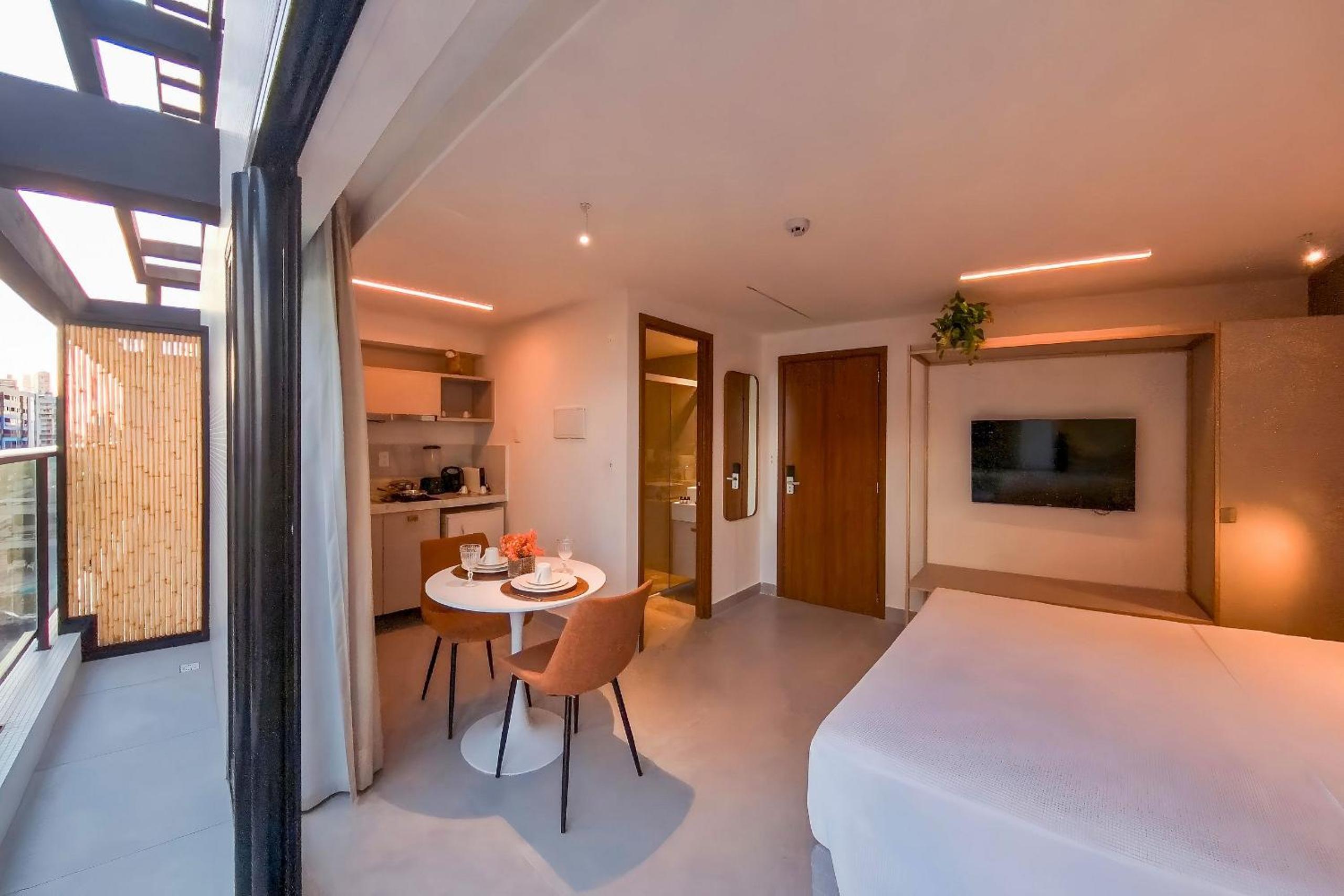 Restinga by Xtay - Studios with Pool and Gym, Beachfront in João Pessoa