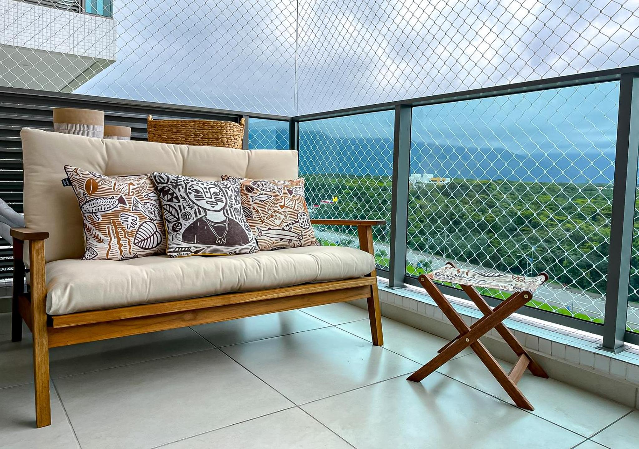Bertioga | Vista Mar Incrível com Enxoval Completo