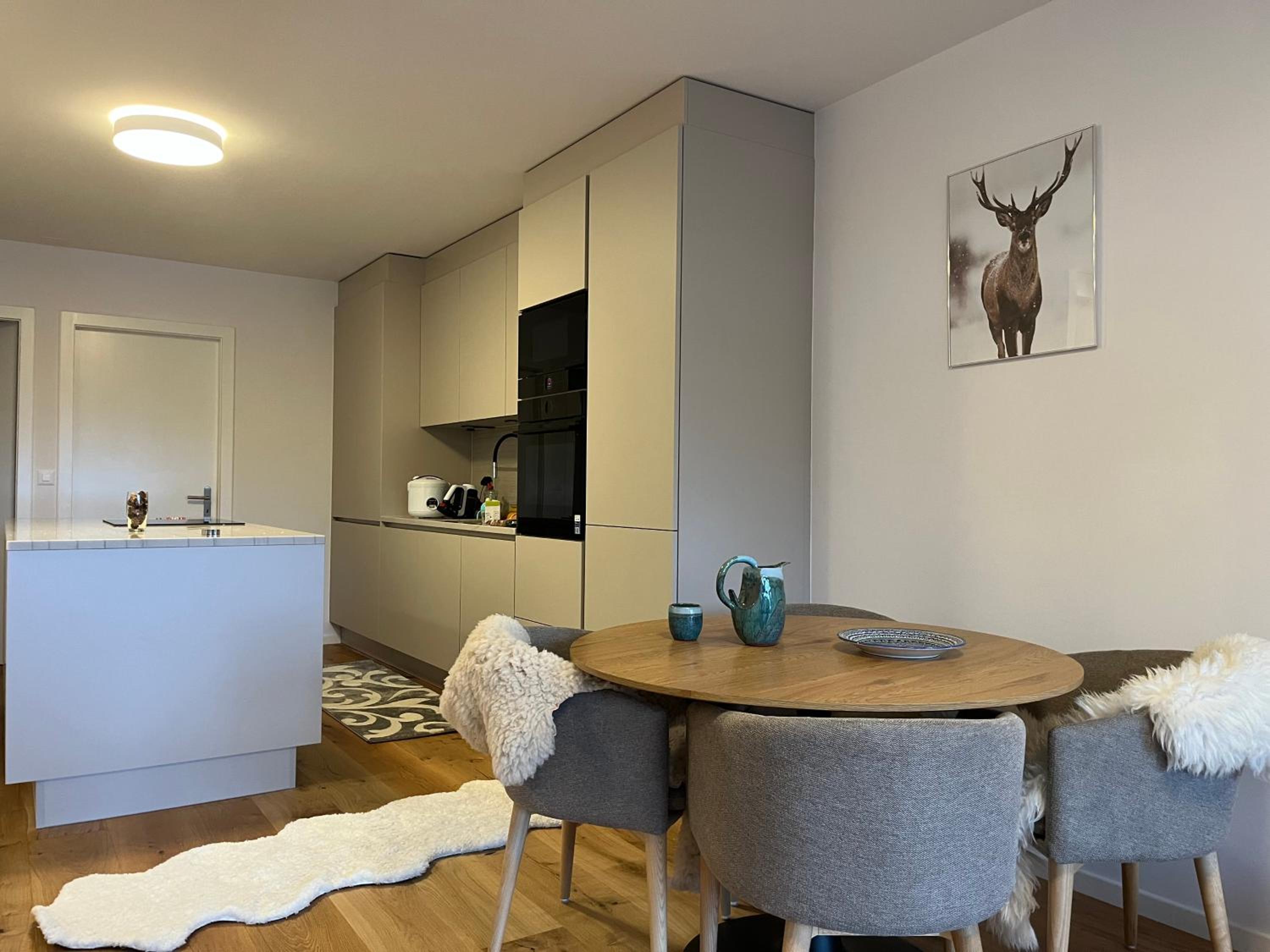 Bel Appartement Centre Crans Montana, 5 min des pistes, Vue Alpine