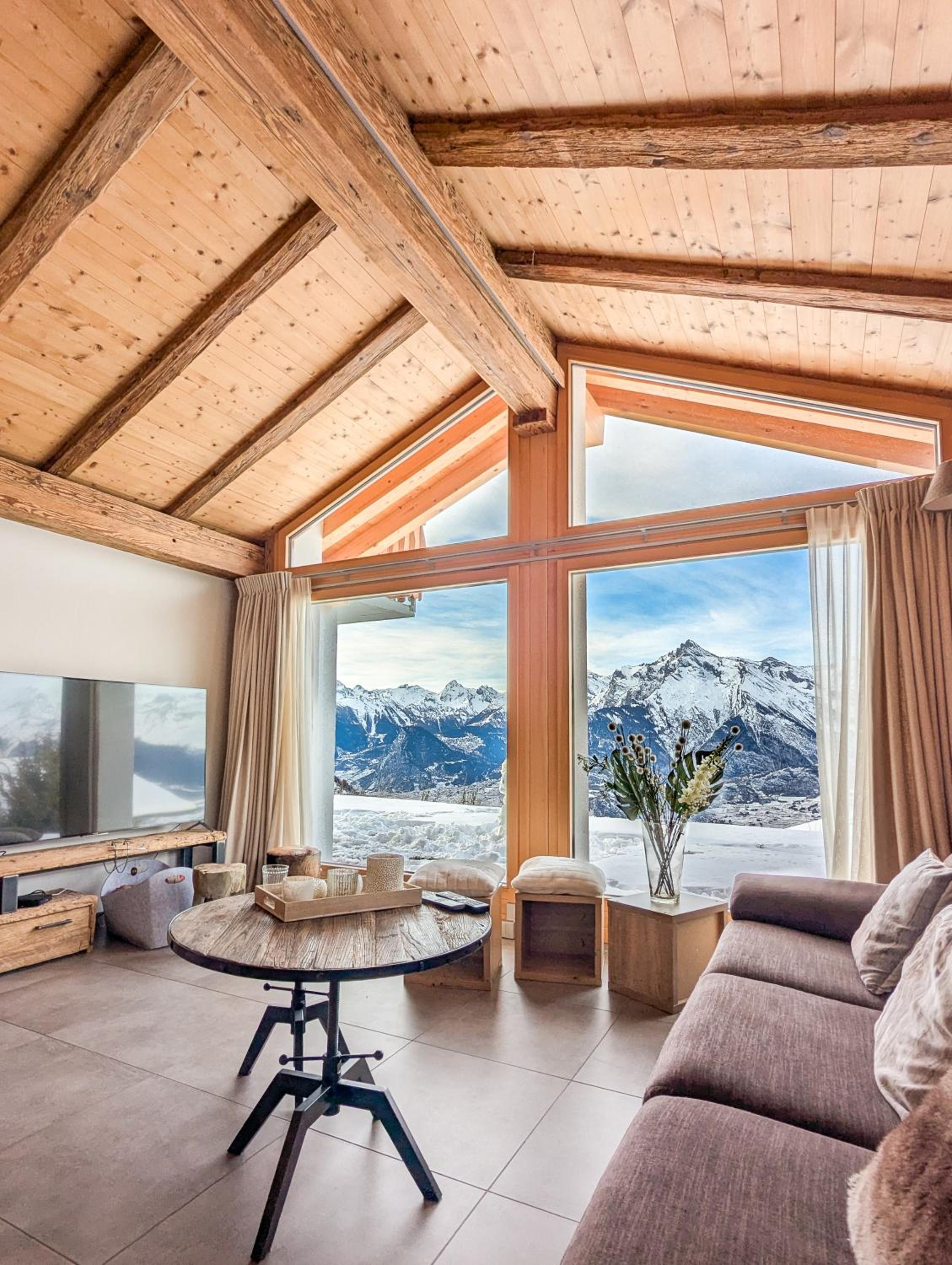 Chalet luxe, confort & charme avec vue panoramique