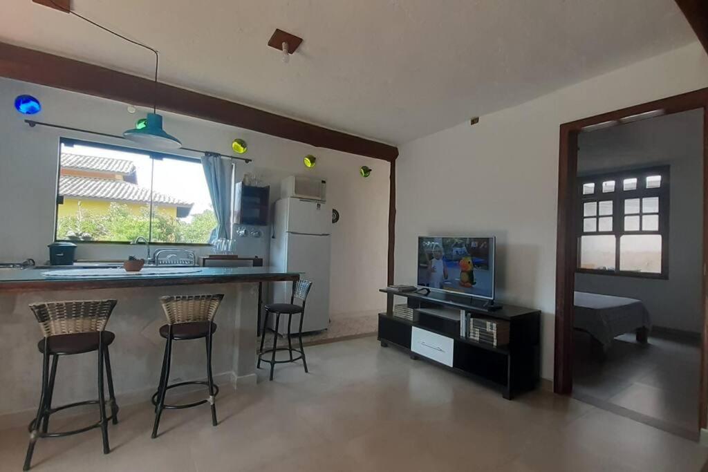 Apartamento térreo 1 dormitório 300m do mar
