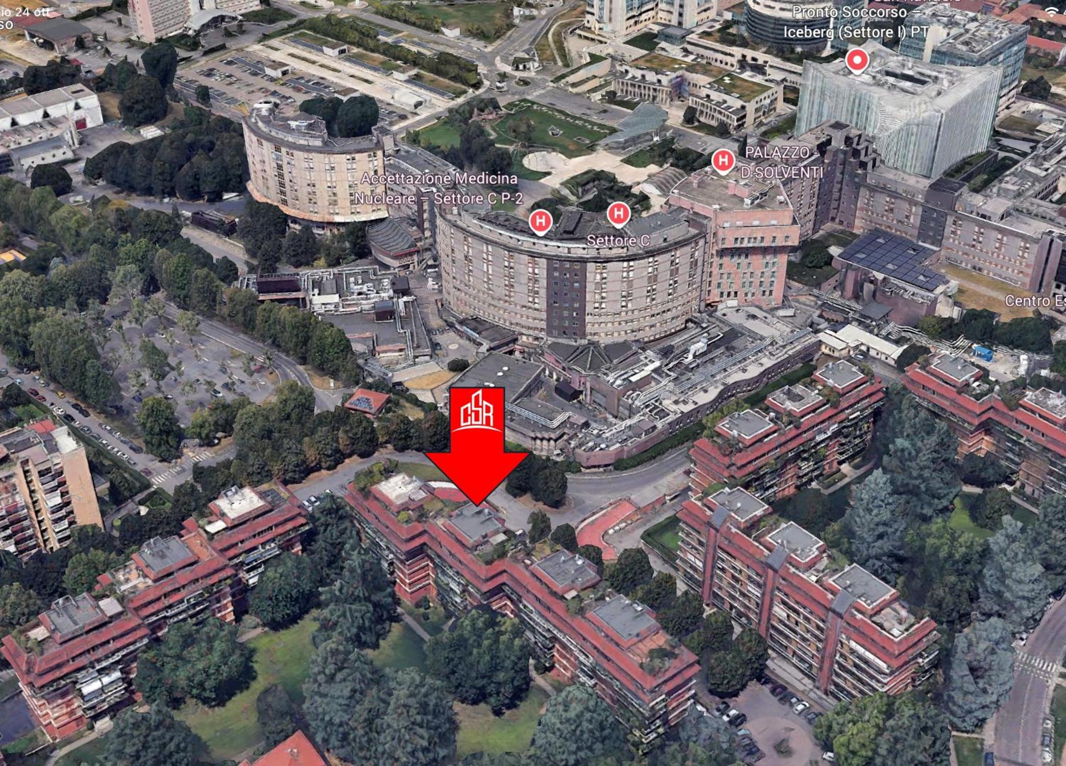 Intero appartamento fronte Ospedale San Raffaele