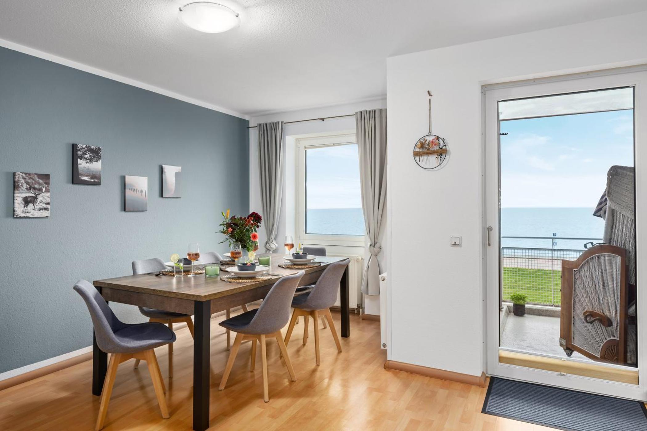 Strand-Apartment, Strandkorb, Meeresrauschen, Parkplatz
