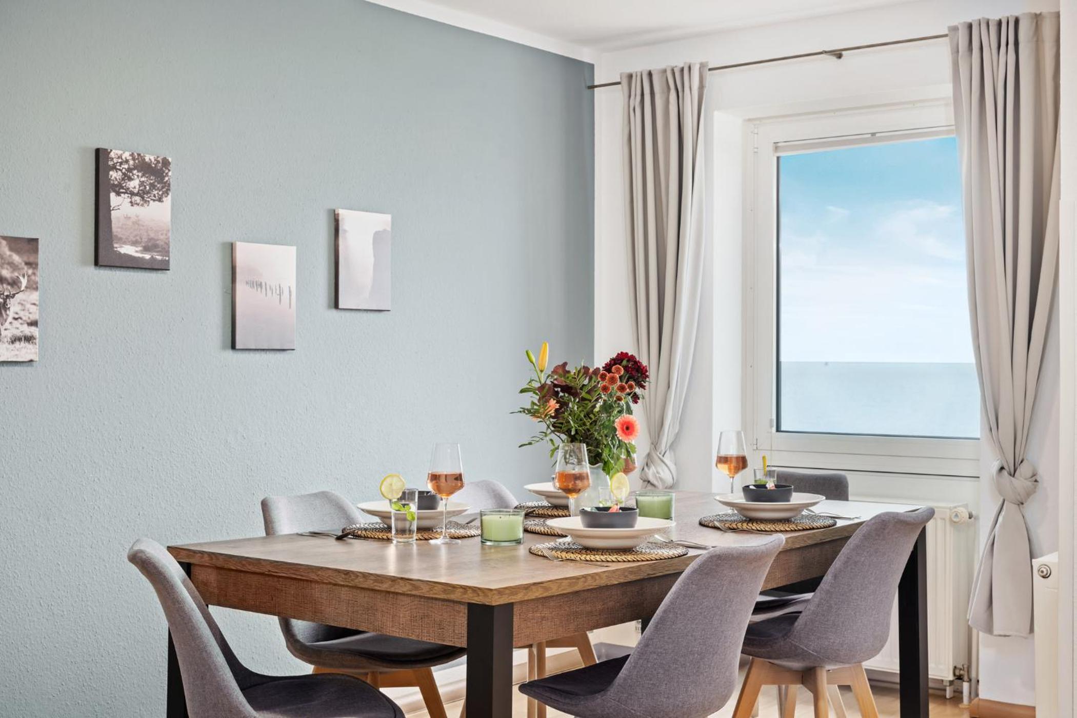 Strand-Apartment, Strandkorb, Meeresrauschen, Parkplatz