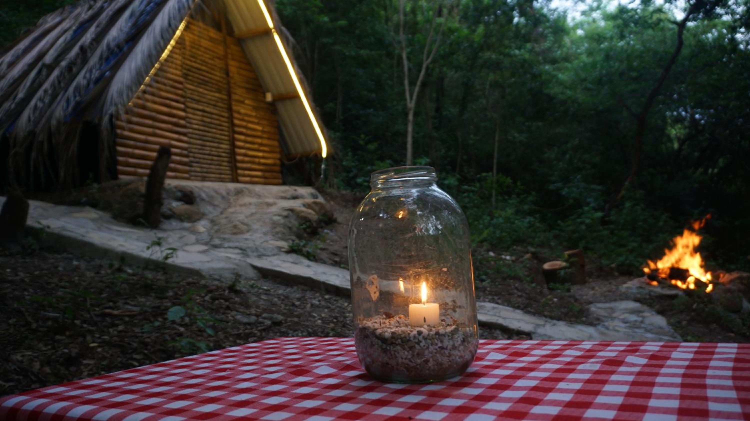 Cabaña tipo camping