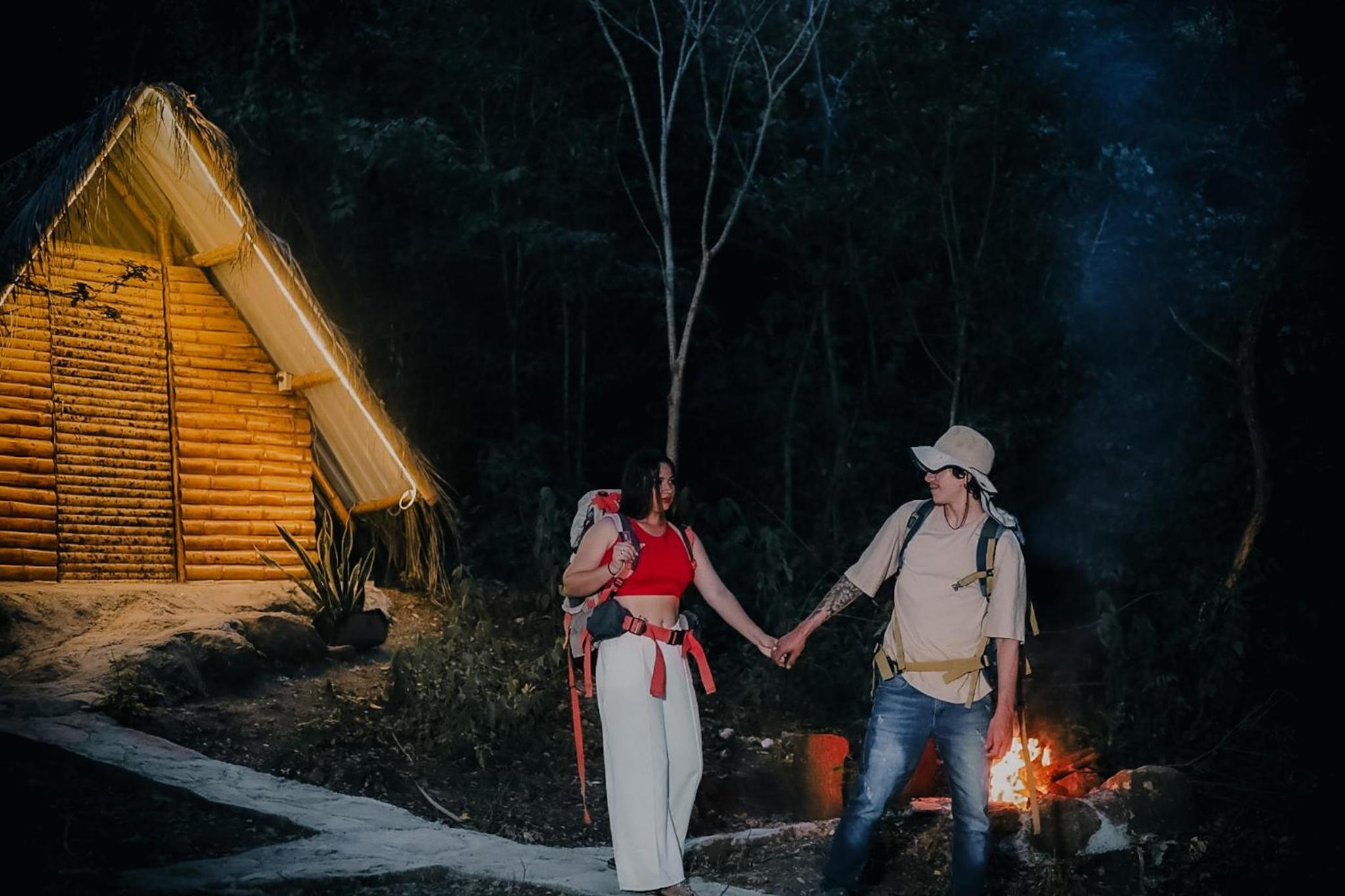 Cabaña tipo camping