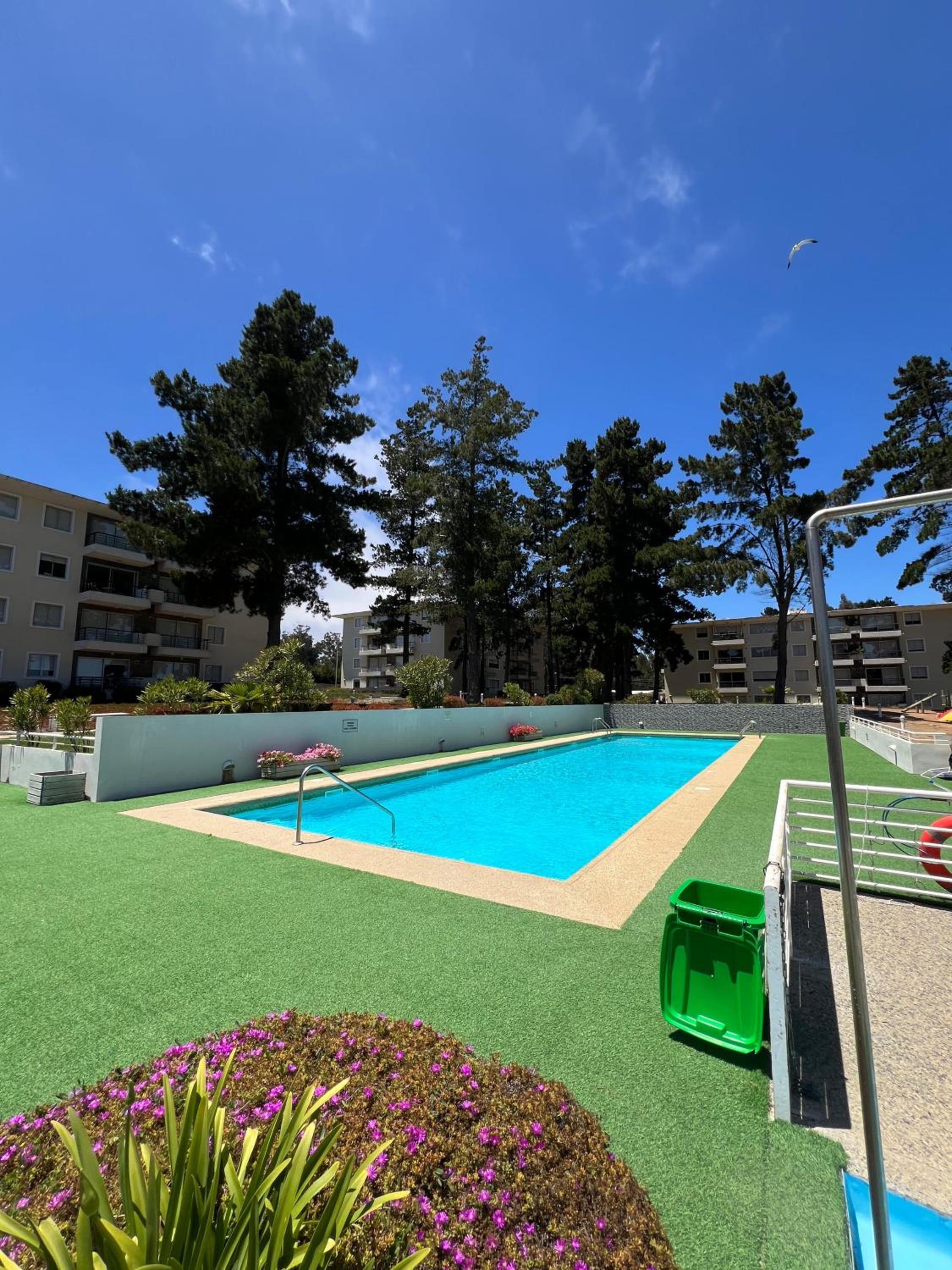 Departamento condominio parque mar el tabo