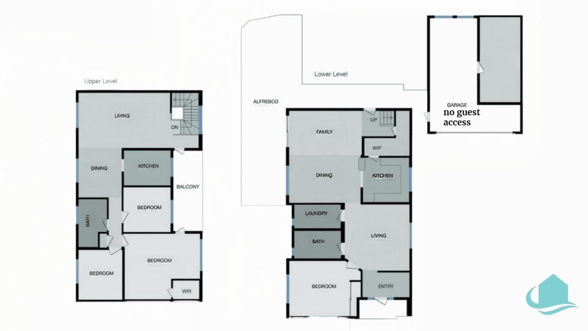 Bellavista Retreat - Upstairs 3-Bedroom Apartment