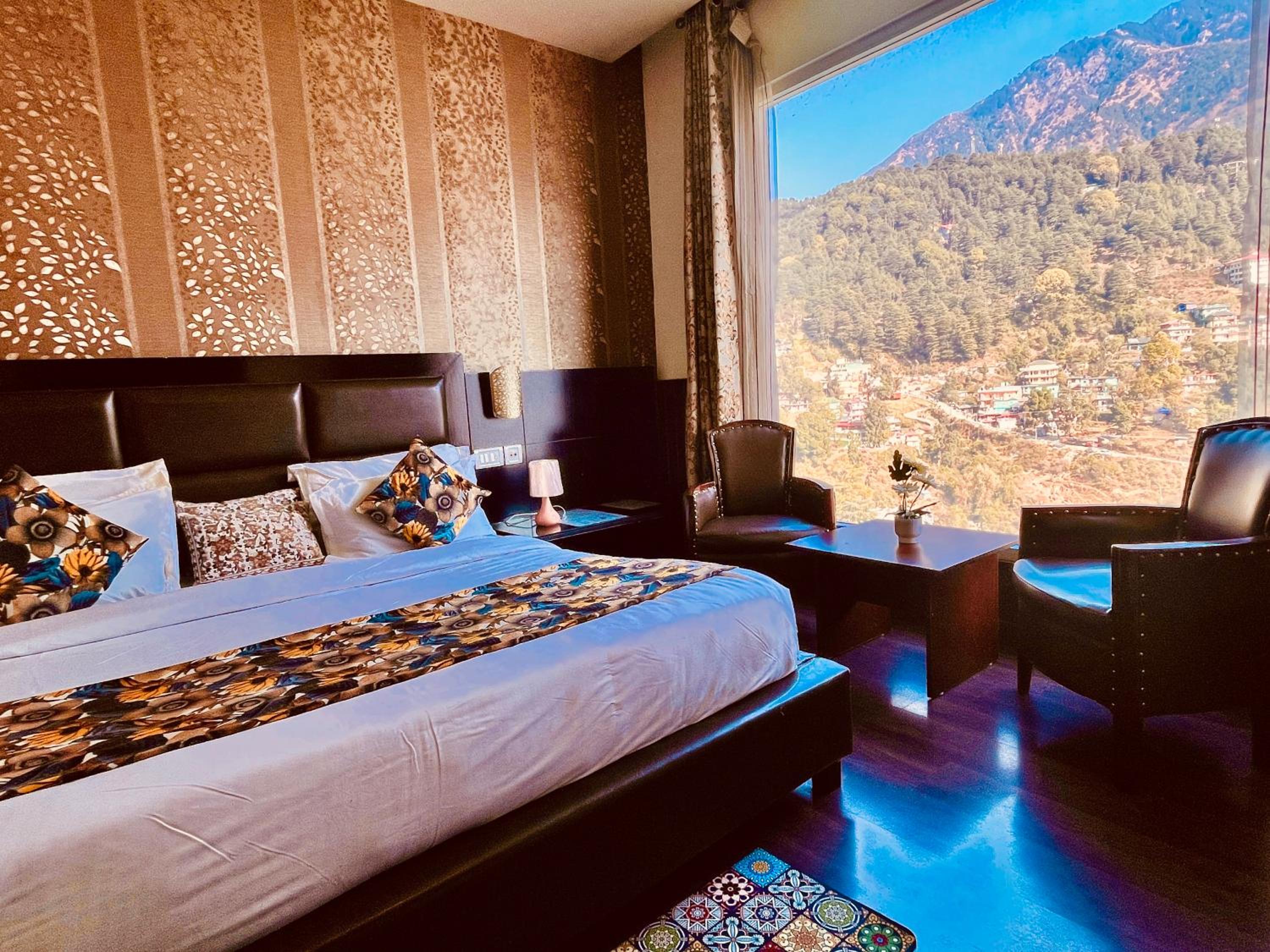 The Vaikunth Mcleodganj # centrally heated & air cooled # scenic mountain view # big parking # on mall road # top rated # most awarded # premium rooms # ba