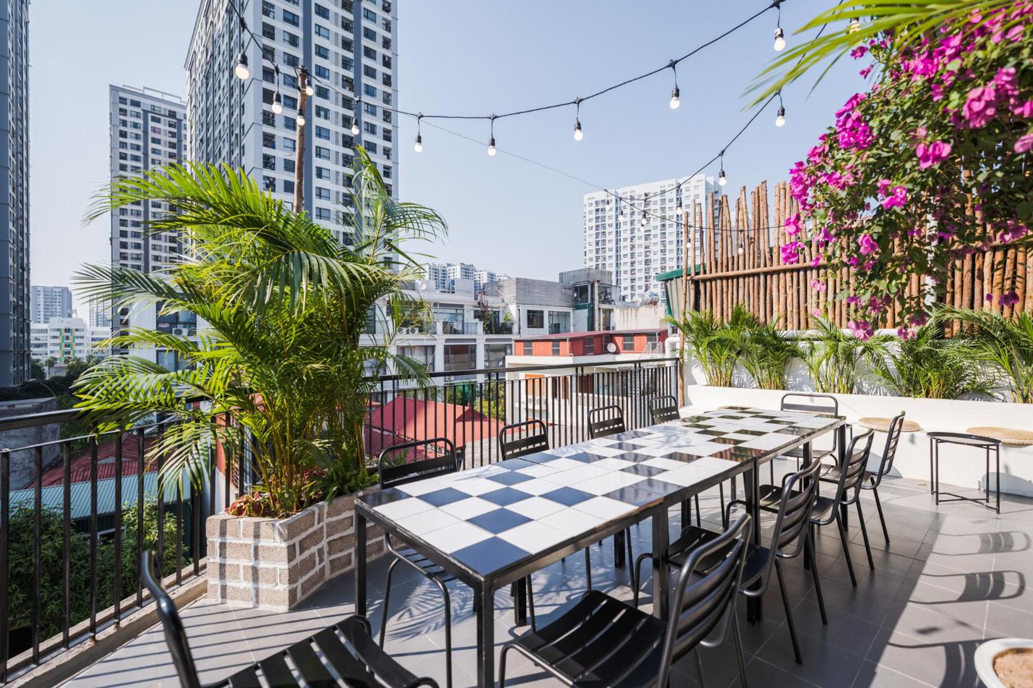 Sky Rooftop Villa-Urban Zone-BBQ-Hanoi Center