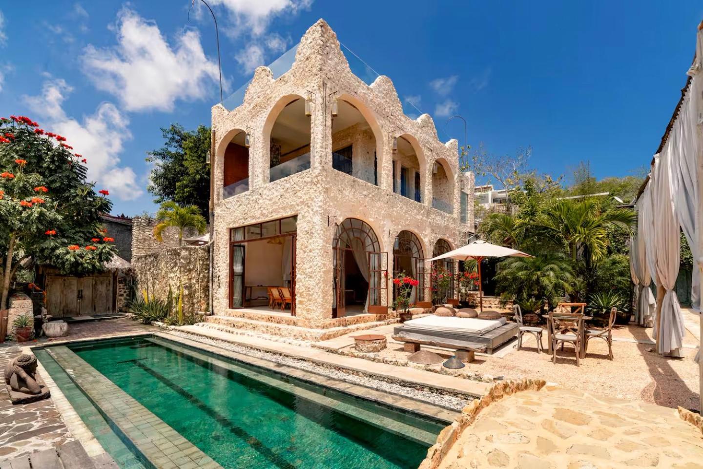 4 Bedrooms Villa by Toraja Bambu at Uluwatu Seaview 25 mts Pool view 2